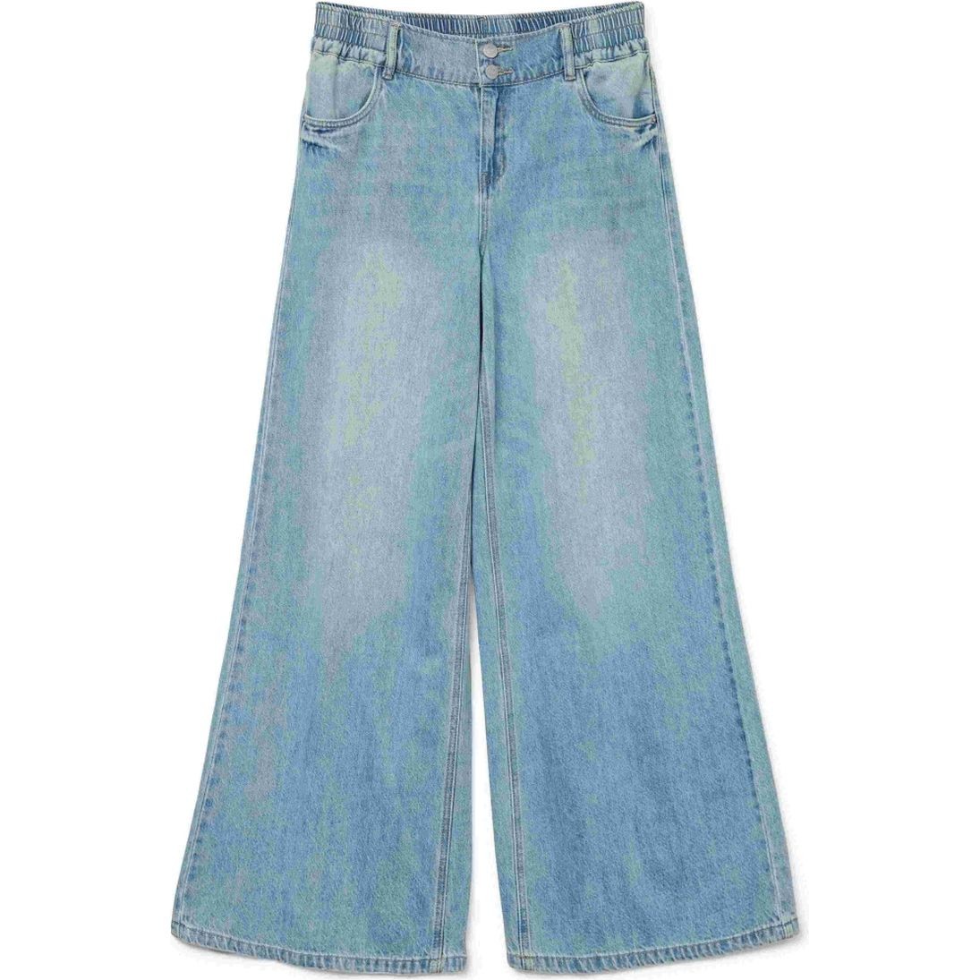 VERO MODA Platūs džinsai moterims, Mėlyna, Annet wide 1