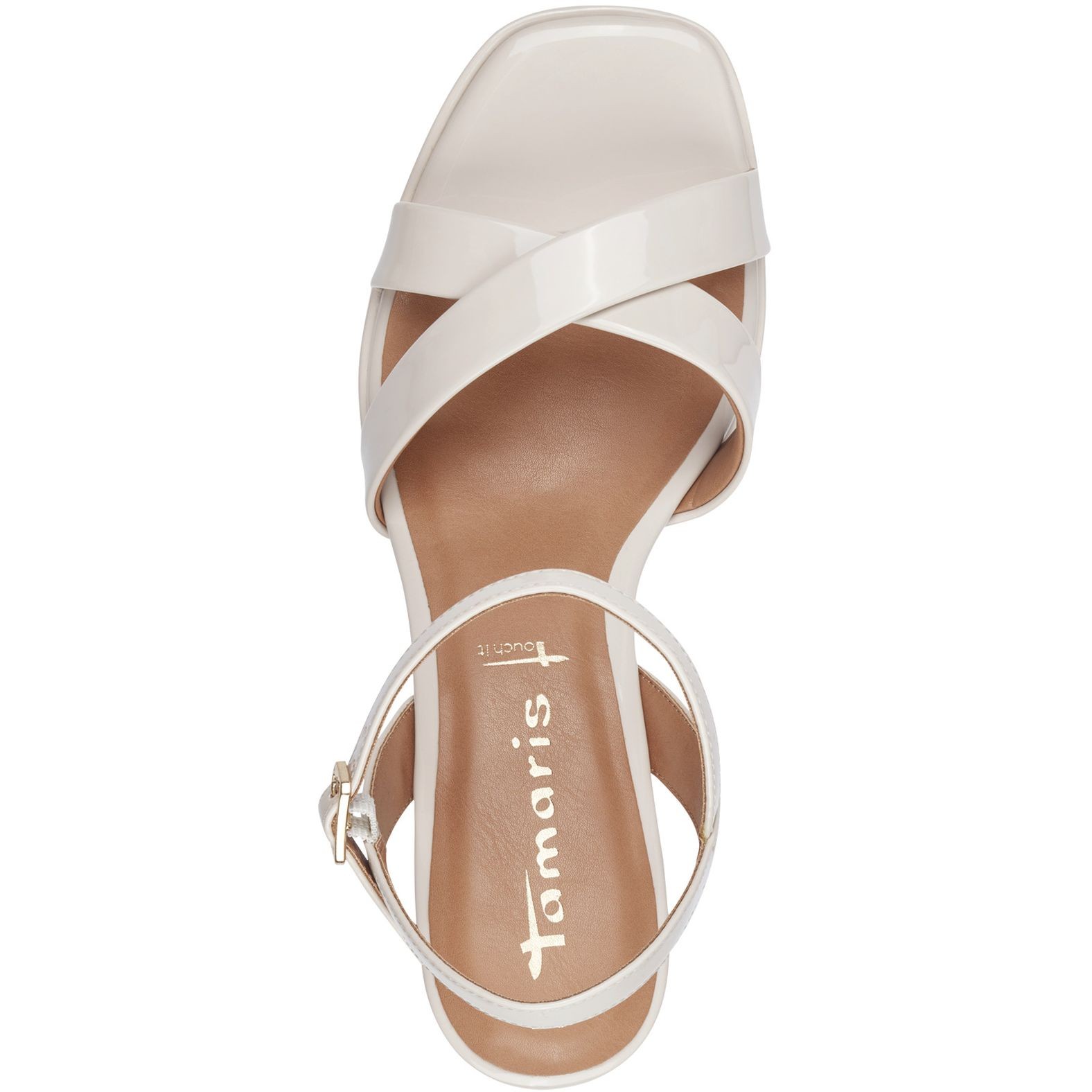 TAMARIS Basutės moterims, Smėlio, Sandals 4