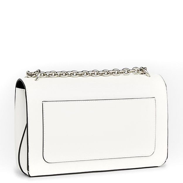 CALVIN KLEIN JEANS Rankinė per petį moterims, Balta, Sculpted flap crossbody 2