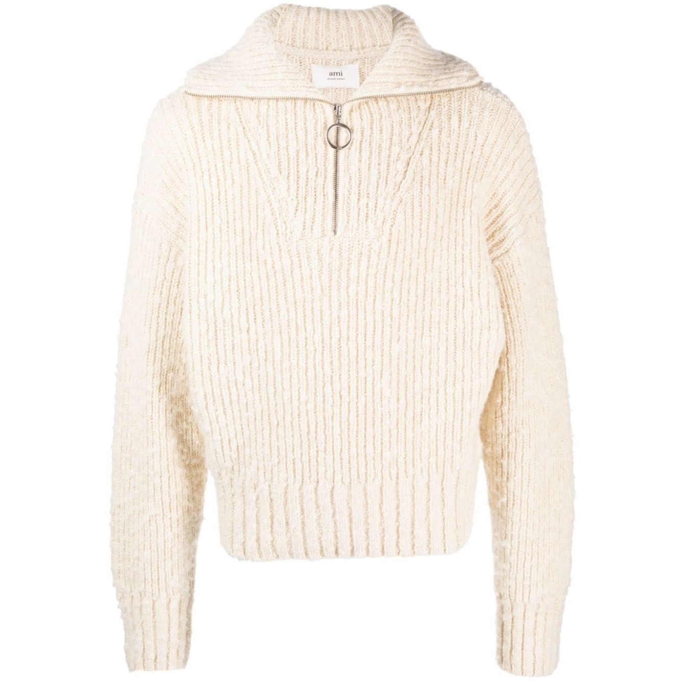 AMI PARIS Megztinis, Kūno, Brushed textured sweater 1