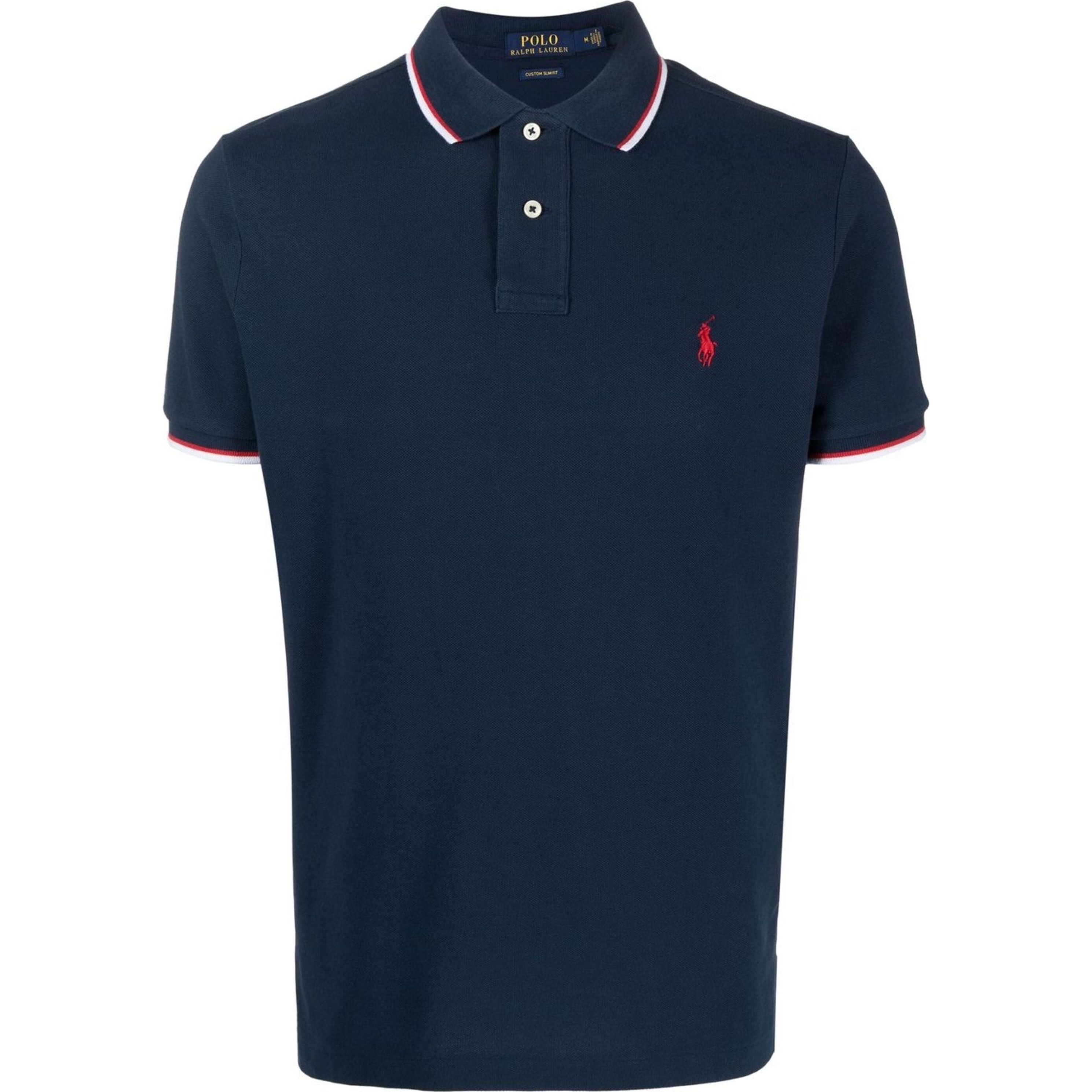 POLO RALPH LAUREN Polo marškiniai trumpos rank. vyrams, Mėlyna, Short sleeve polo shirt