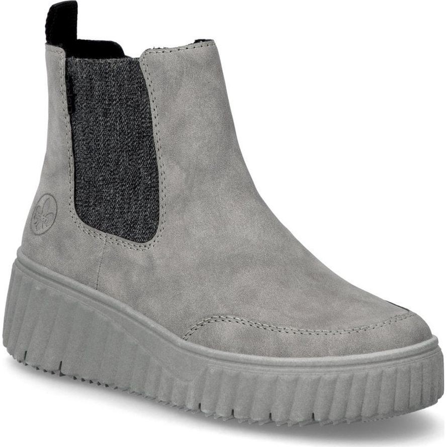 RIEKER Aulinukai moterims, Pilka, Ladies mid height boots 1