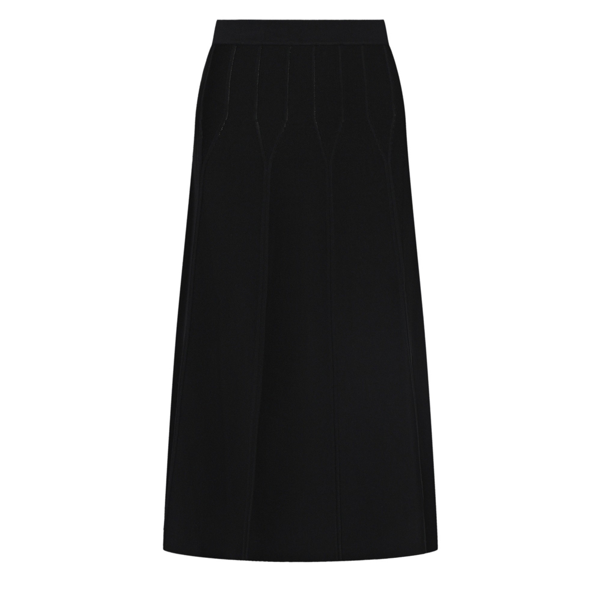 TWINSET Midi sijonas moterims, Juoda, Knitted skirt 1