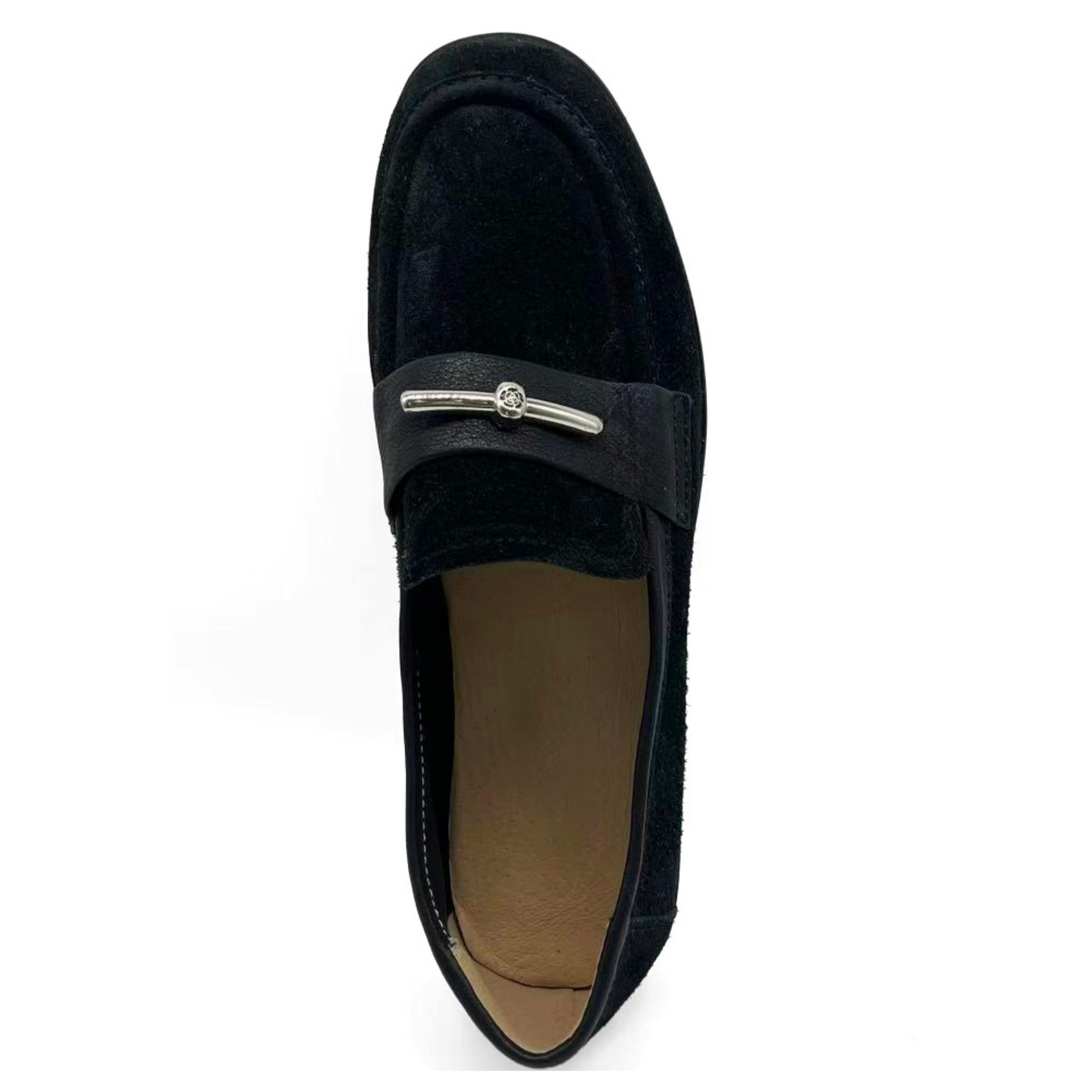 LA CONTE Loaferiai moterims, Juoda, Loafers 3