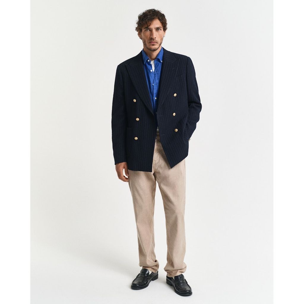 GANT Regular džinsai vyrams, Smėlio, LINEN/COT REG JEANS 2