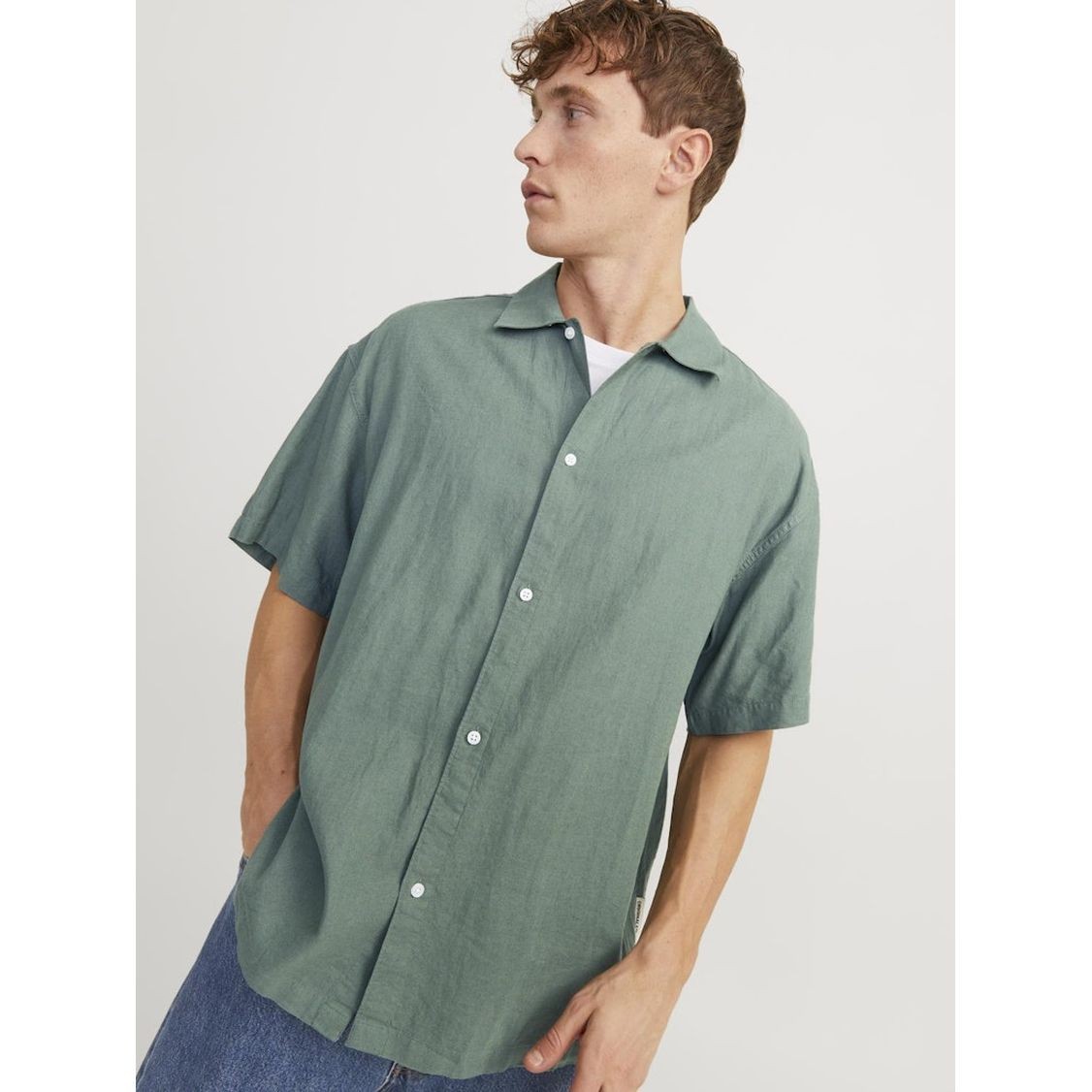 JACK & JONES Marškiniai vyrams, Žalia, Jorfaro shirts 6