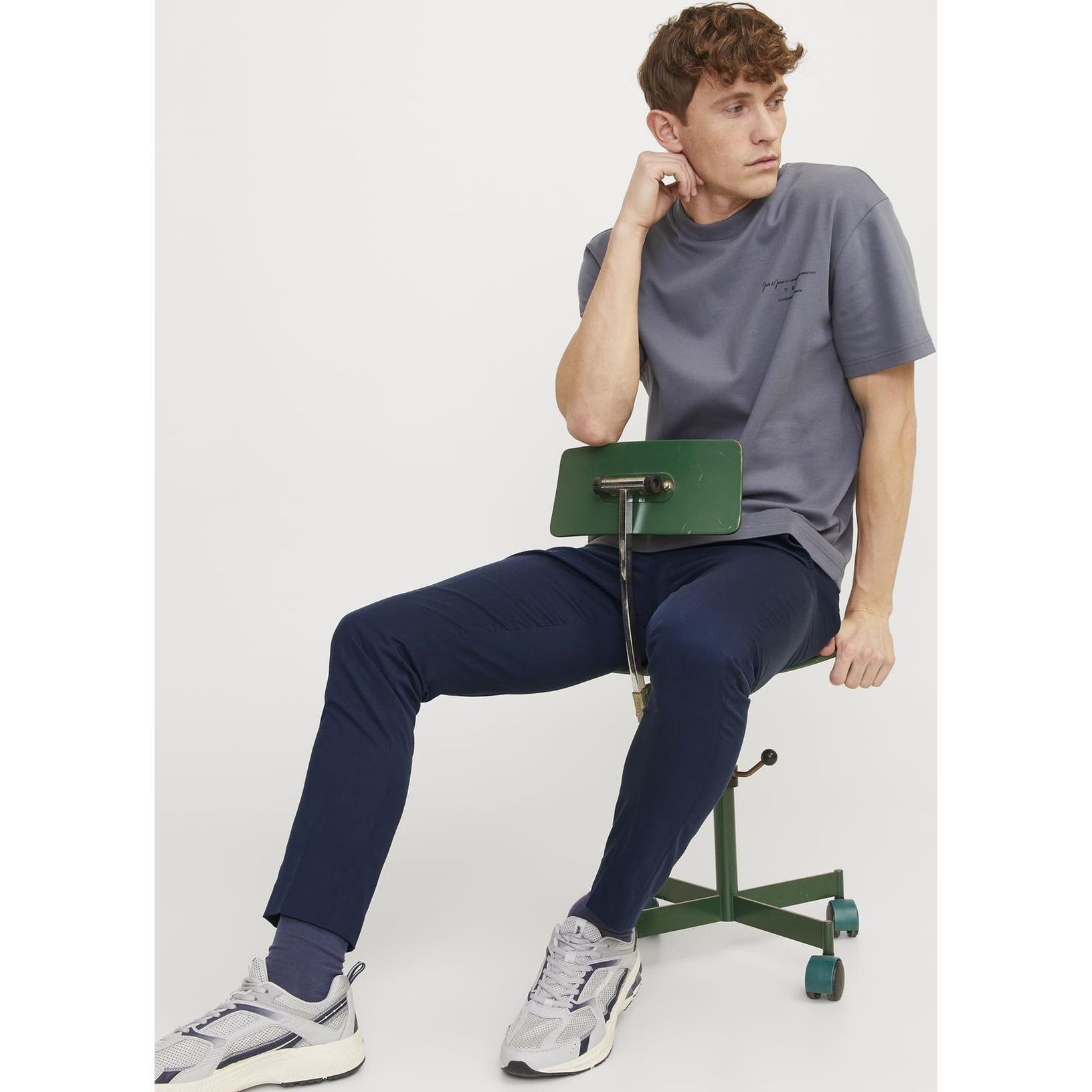JACK & JONES Kelnės vyrams, Mėlyna, JPRFRANCO TROUSER NOOS 6
