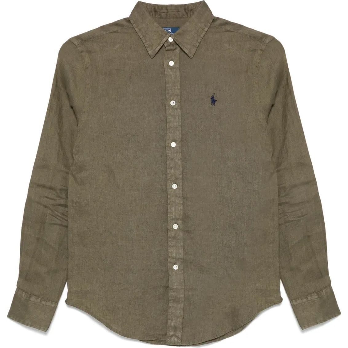 POLO RALPH LAUREN Marškiniai ilgomis rankovėmis moterims, Žalia, Long sleeve-button front shirt