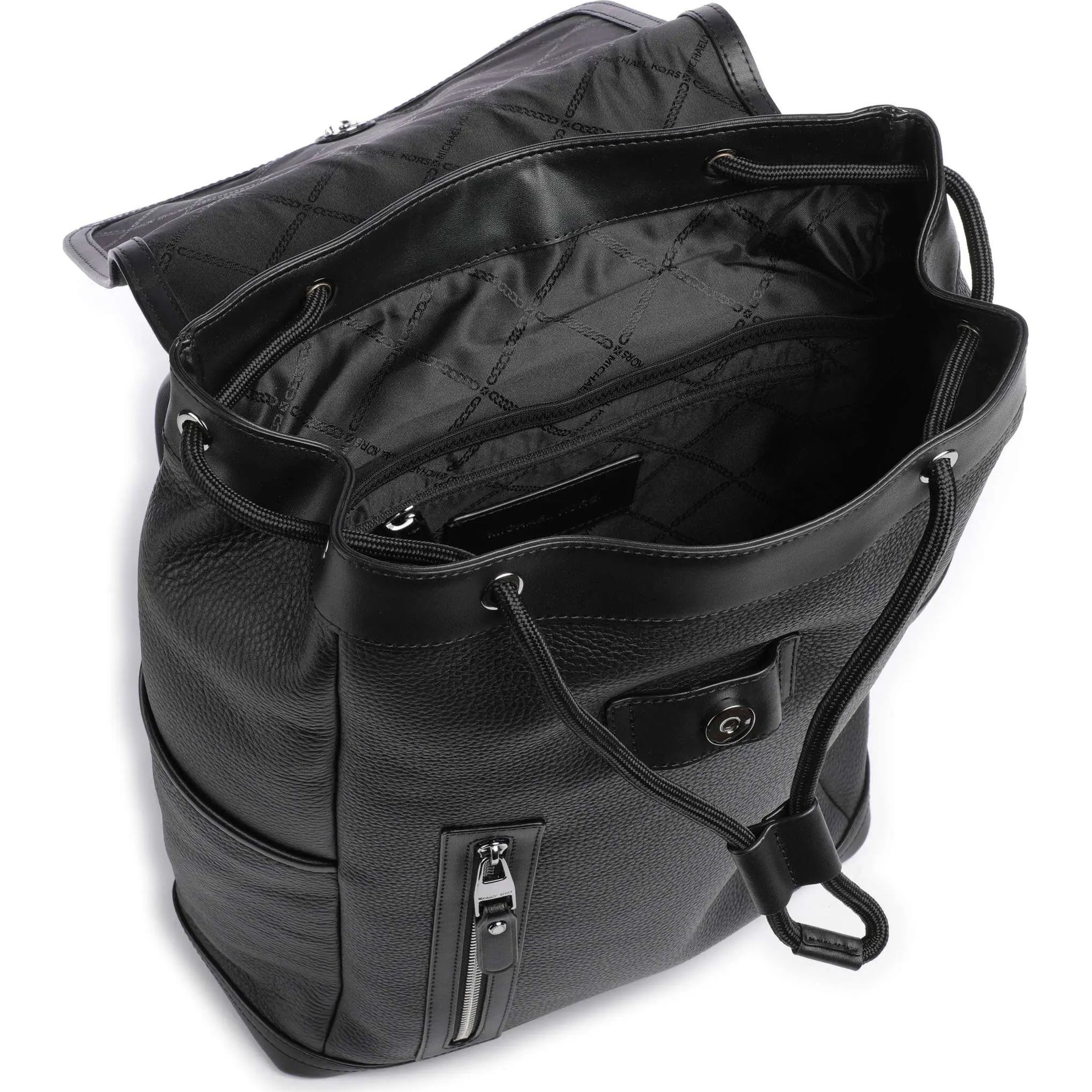 MICHAEL KORS Kuprinė vyrams, Juoda, Flap backpack 4