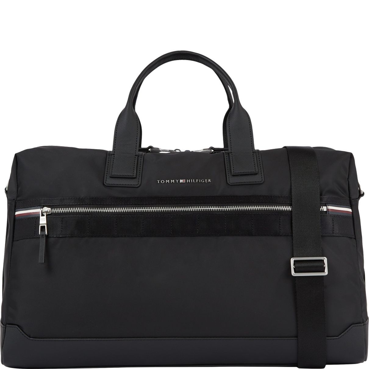 TOMMY HILFIGER Rankinė, krepšys vyrams, Juoda, Elevated duffle 1