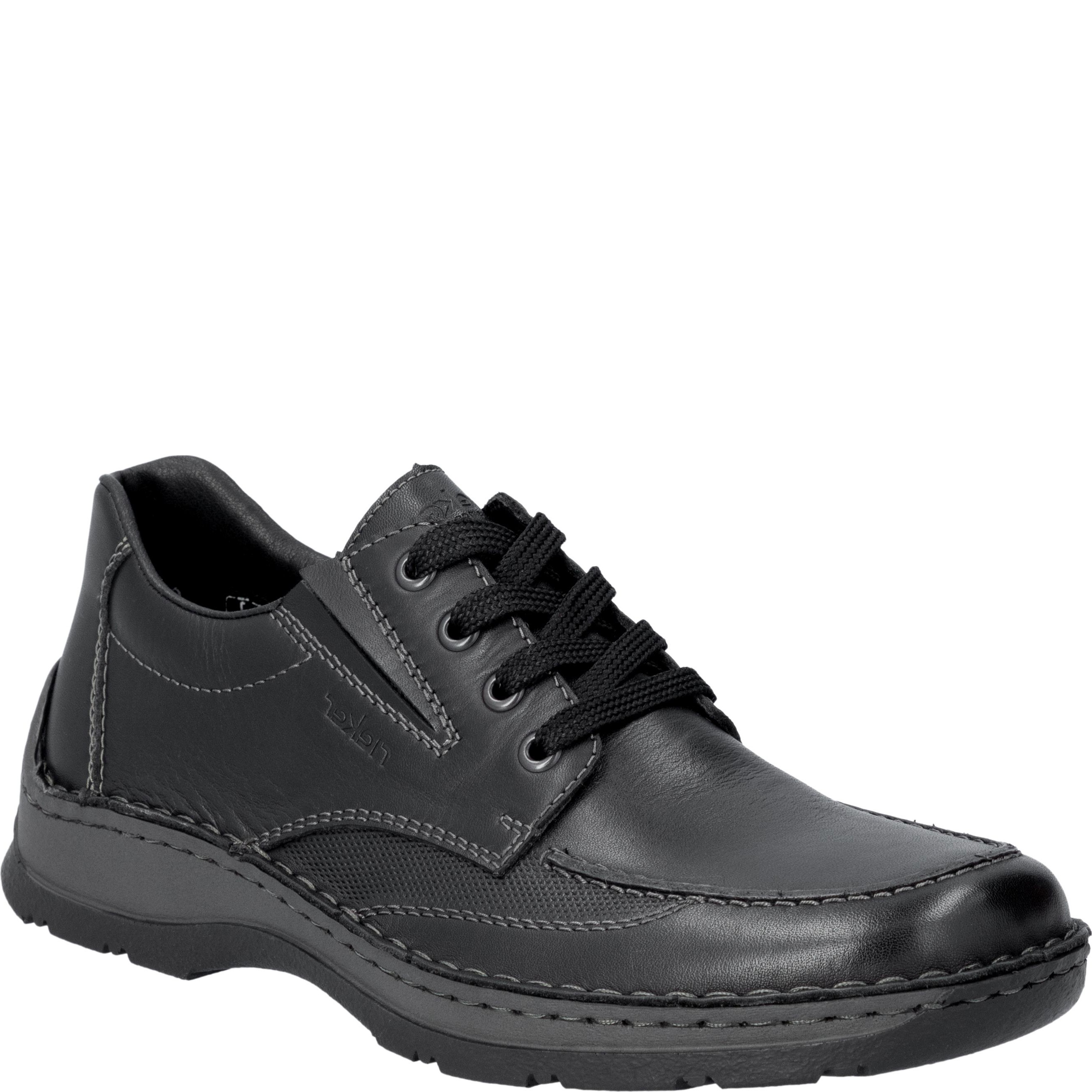 RIEKER Laisvalaikio bateliai vyrams, Juoda, Men's shoes 1