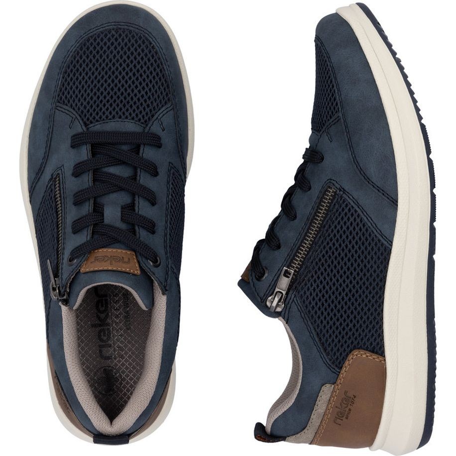 RIEKER Laisvalaikio bateliai vyrams, Mėlyna, Sneakers 8