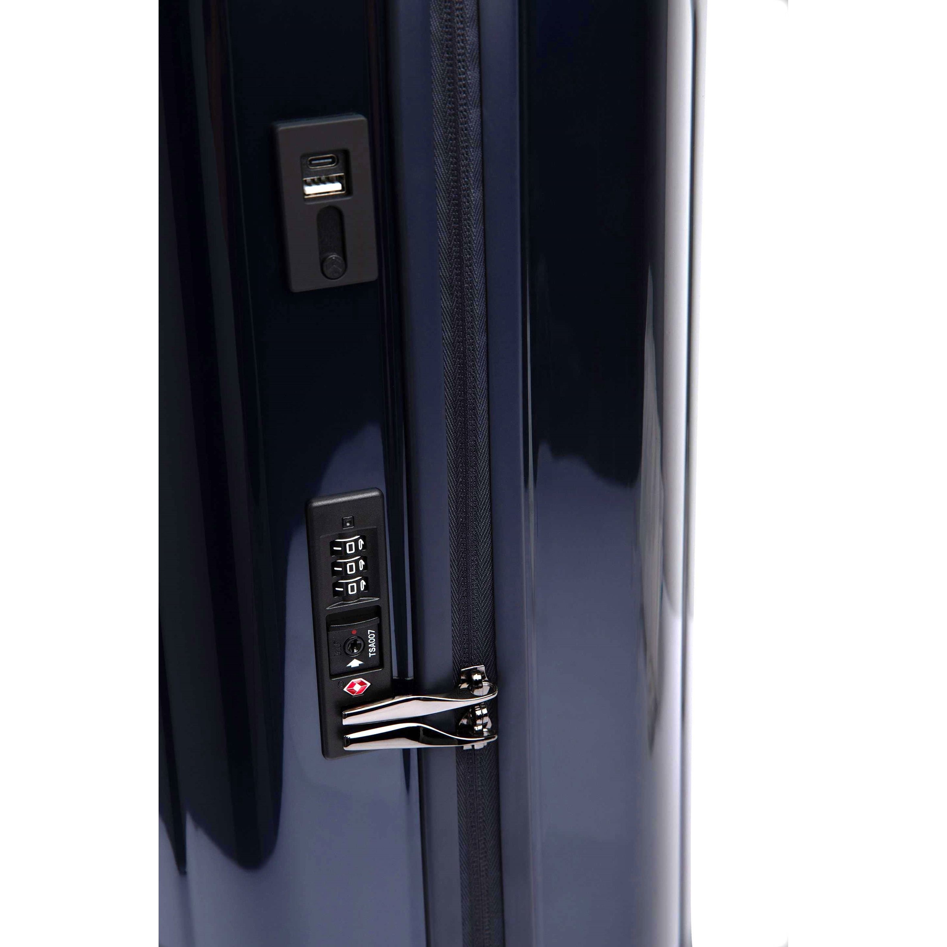 PAUL&SHARK Lagaminas vyrams, Mėlyna, trolley 4