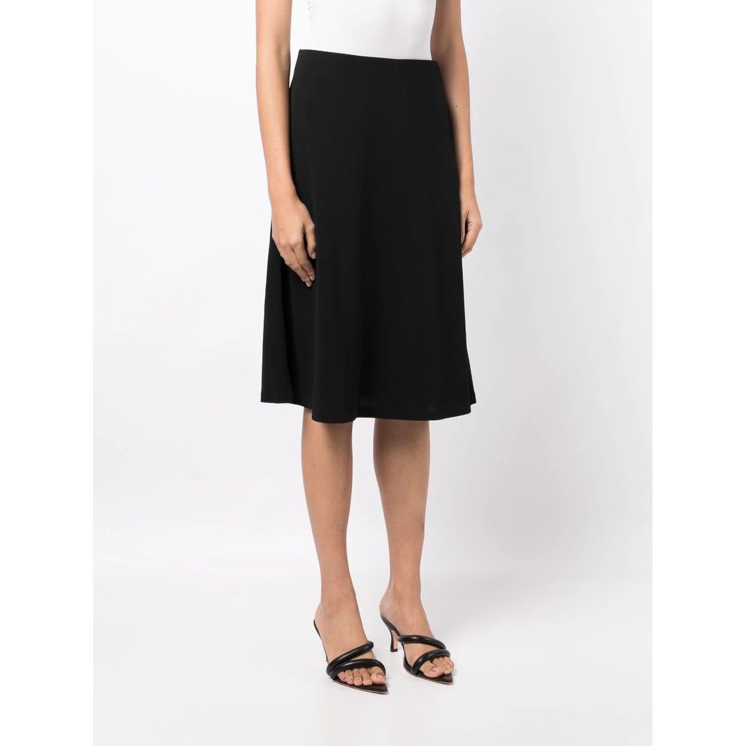 VINCE Maxi sijonas moterims, Juoda, Crepe skirt 2