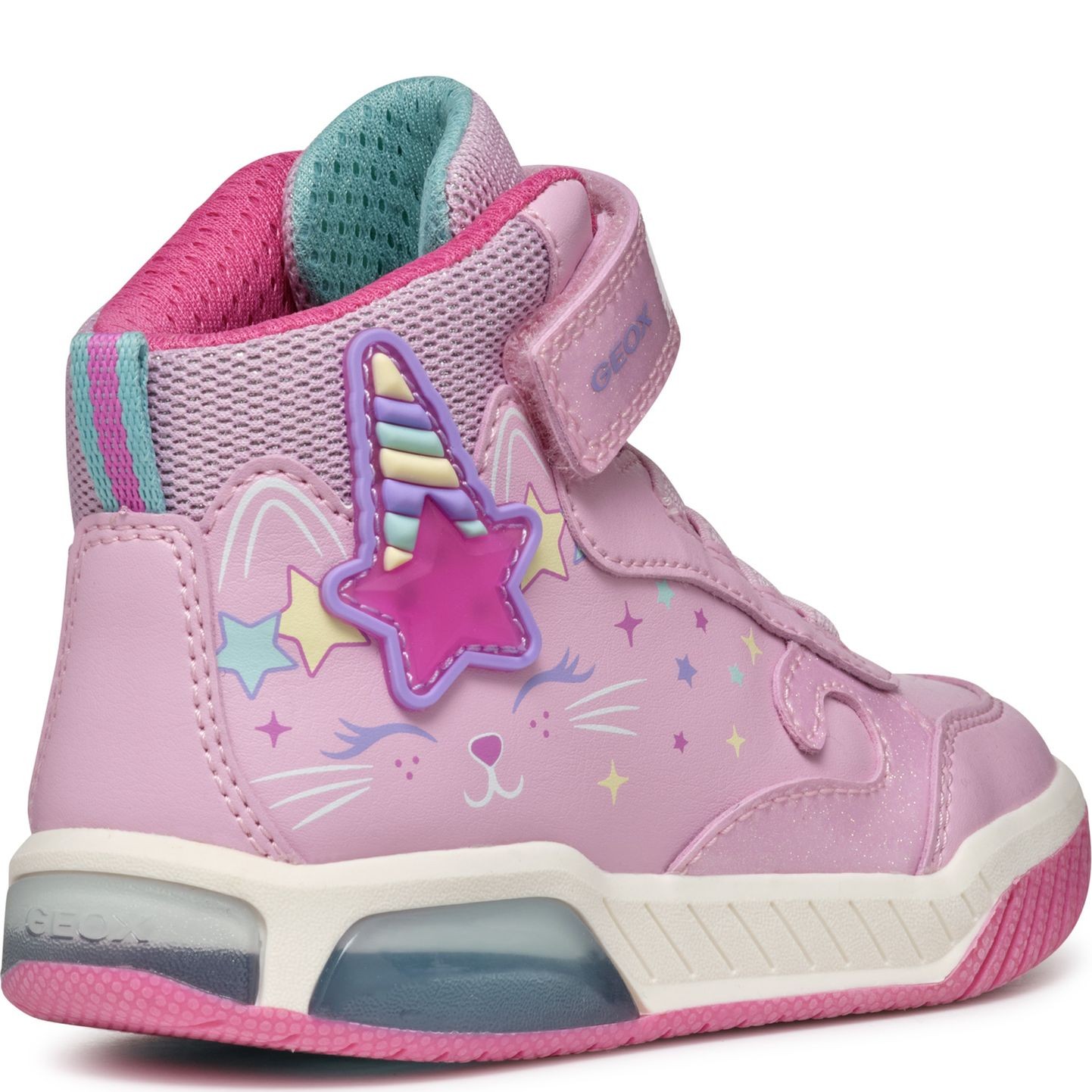 GEOX Aulinukai mergaitėms, Rožinė, Inek booties 4