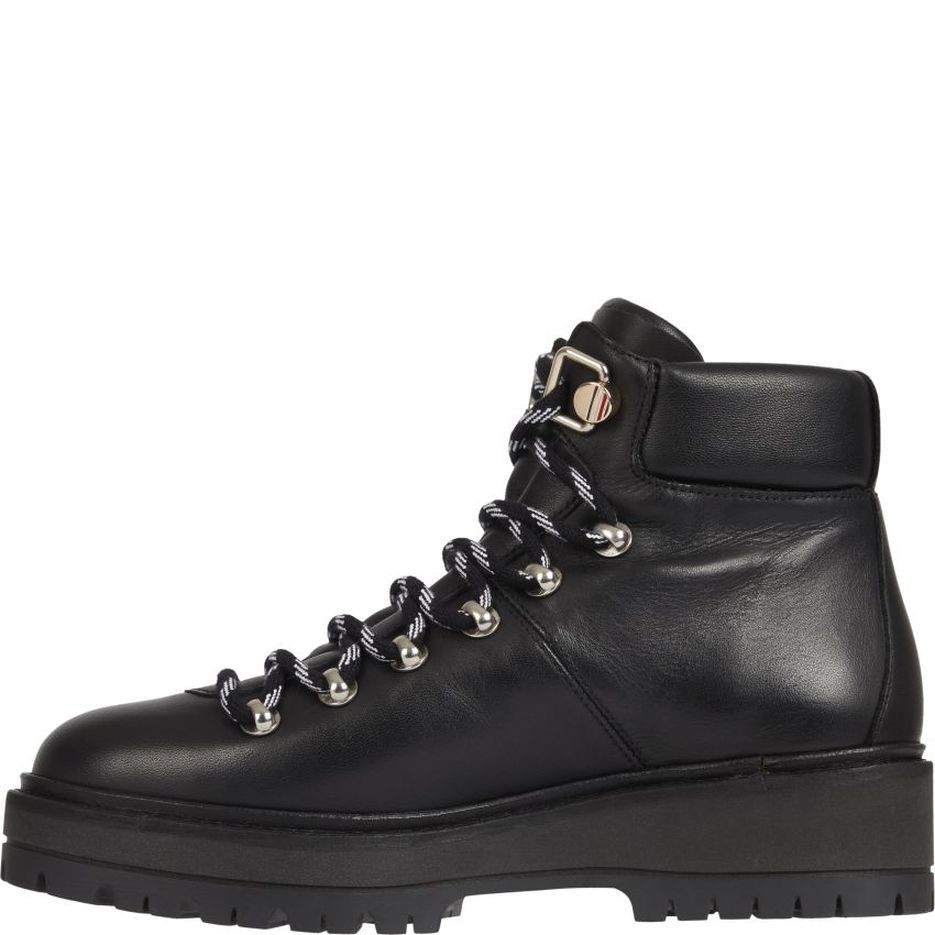 TOMMY HILFIGER Aulinukai moterims, Juoda, OUTDOOR FLAT BOOT 6