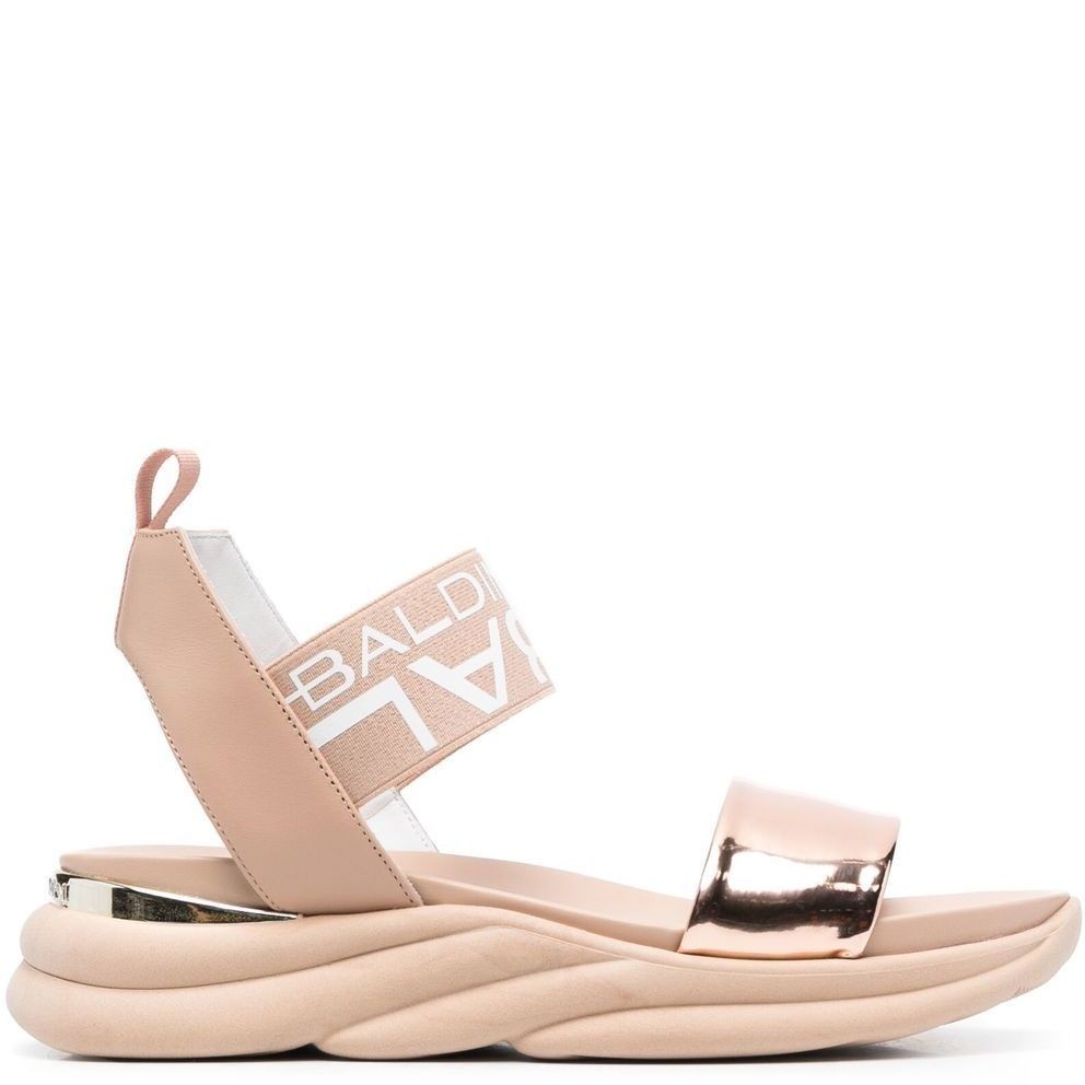 BALDININI Basutės moterims, Kūno, Flat woman sandals 1