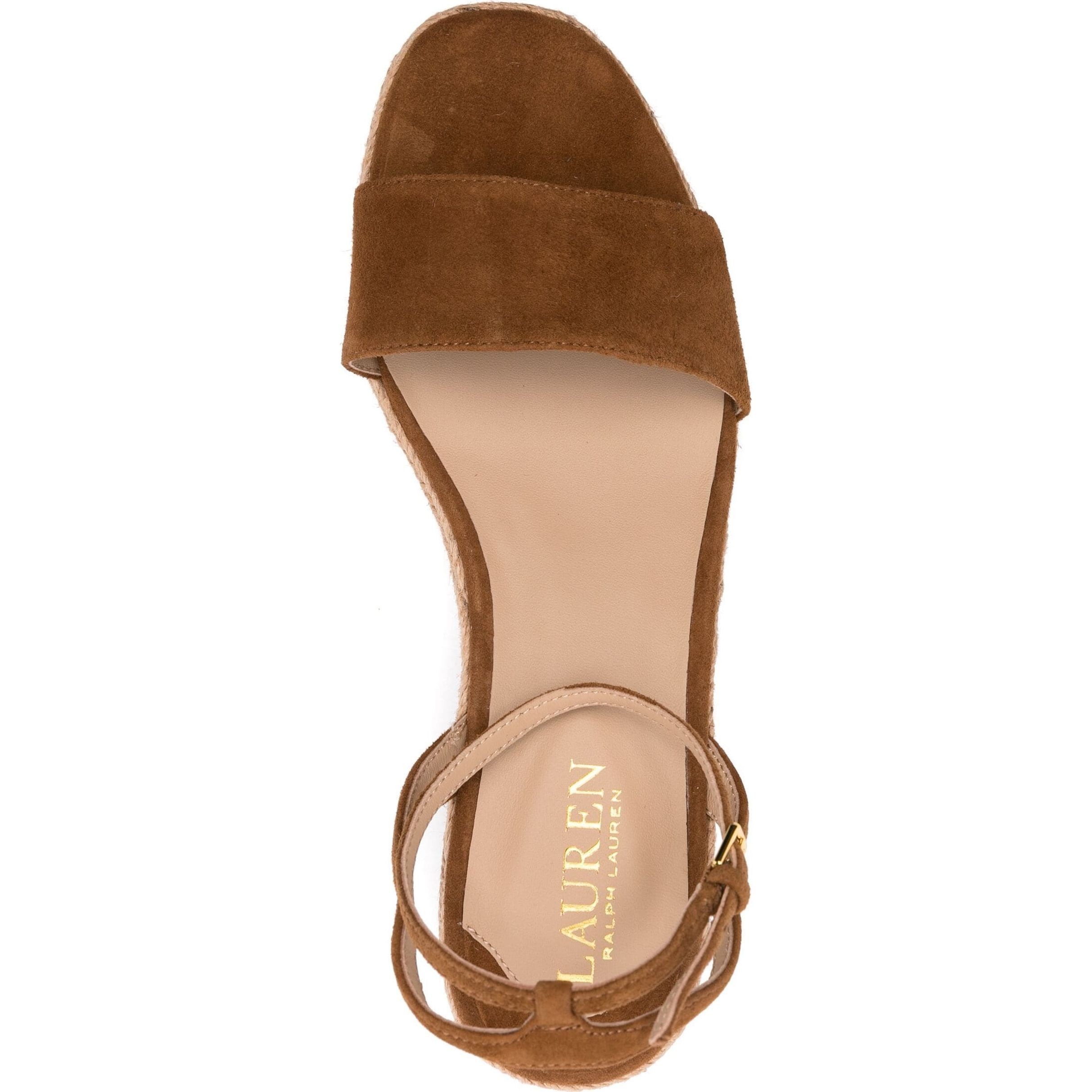 LAUREN RALPH LAUREN Basutės moterims, Ruda, Leona sandals 4