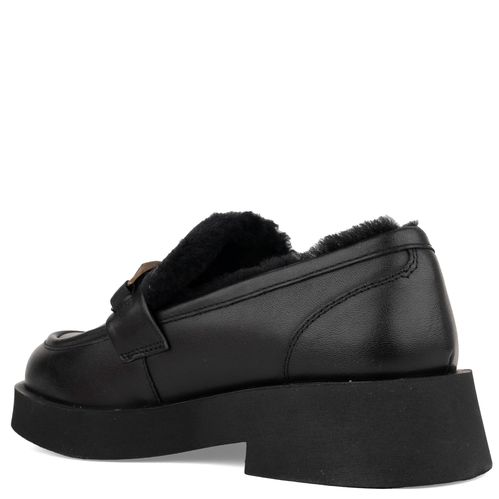 SERGIO MORETTI Loaferiai moterims, Juoda, Loafers 3