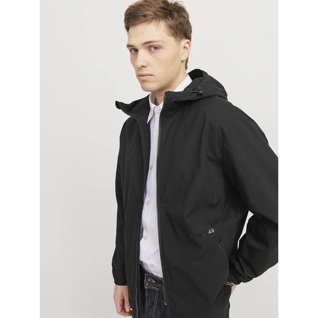 JACK & JONES Neperpučiama striukė vyrams, Juoda, Urban light jacket 7