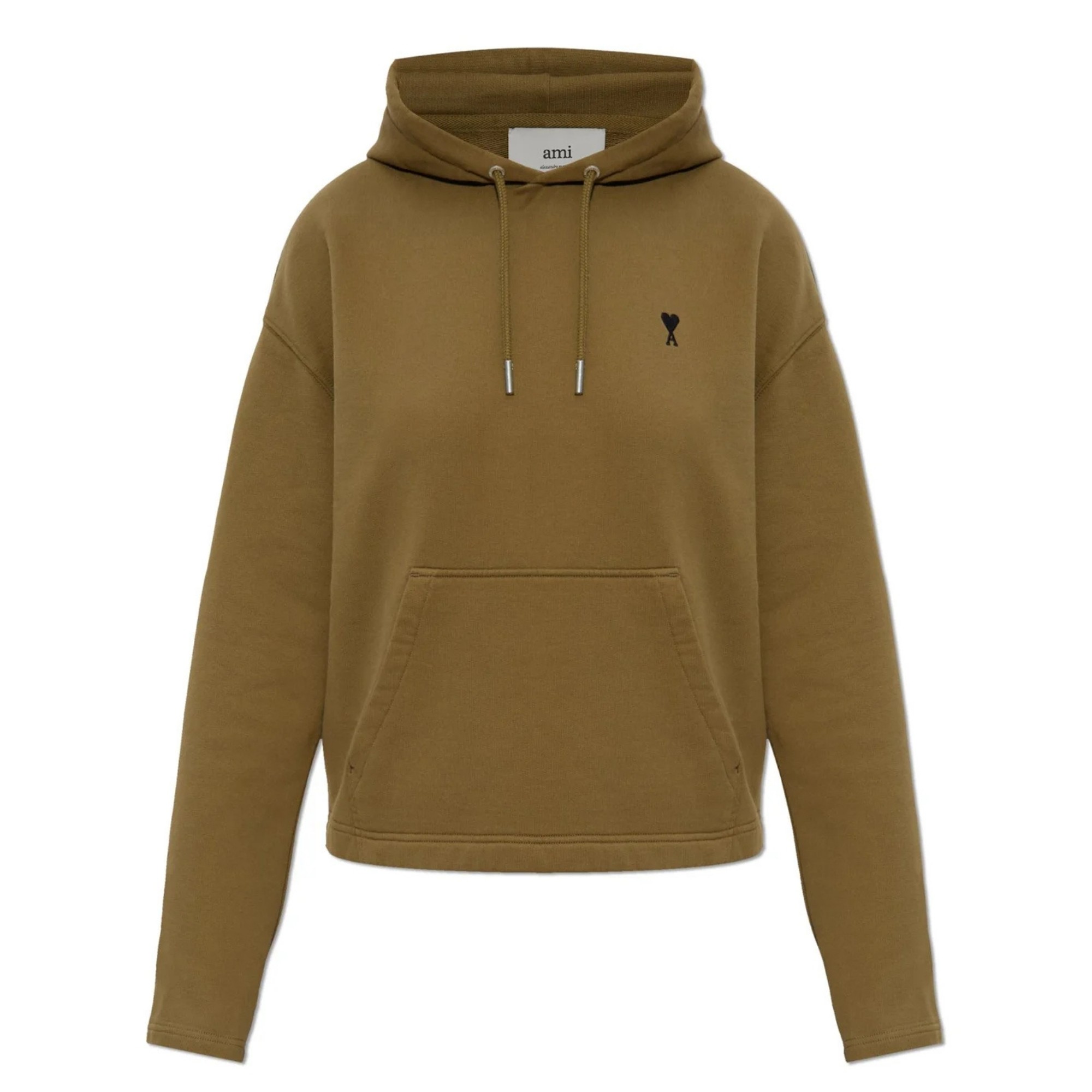 AMI PARIS Džemperis moterims, Balta, Contrasted ami de coeur hoodie 1