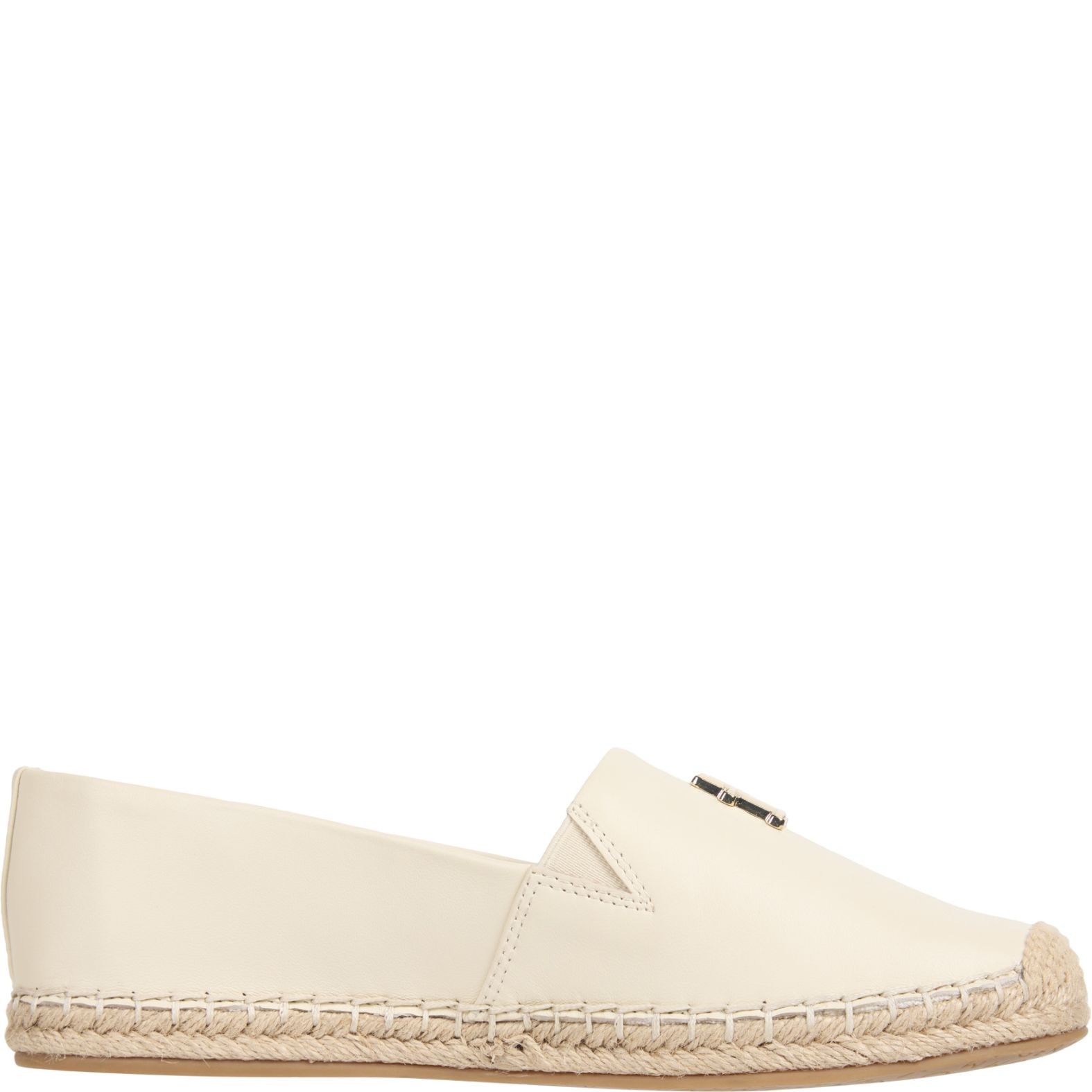 TOMMY HILFIGER Espadrilės moterims, Smėlio, Logo espadrilles 2