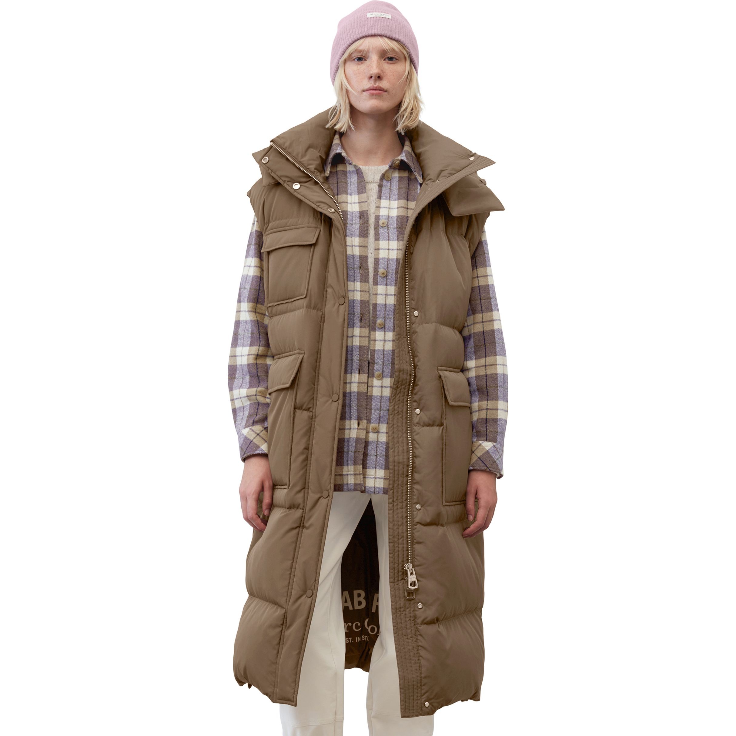 MARC O'POLO Vest moterims, dark walnut 2