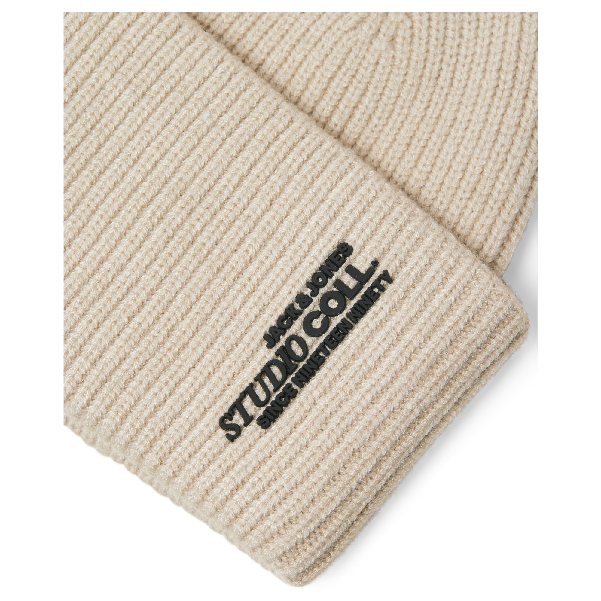 JACK & JONES Skrybėlė vyrams, Pilka, Coll regular beanie 3