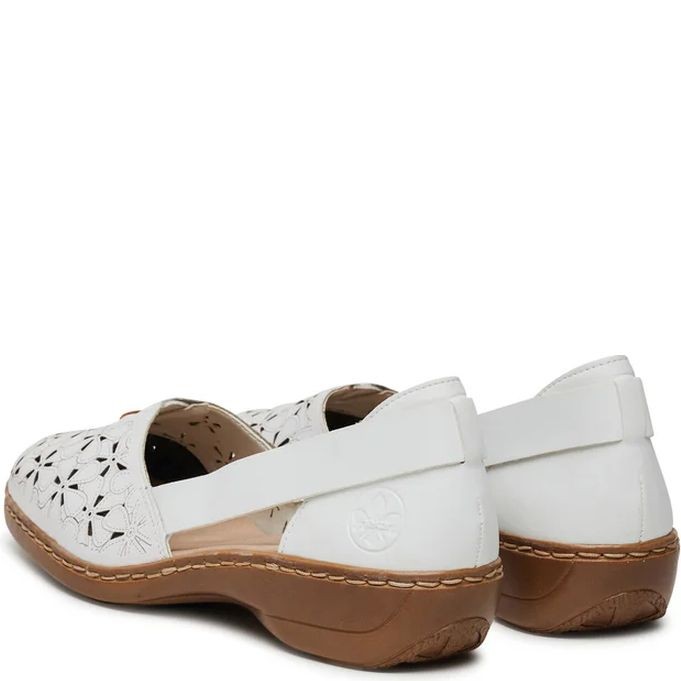RIEKER Loaferiai moterims, Balta, Loafers 3
