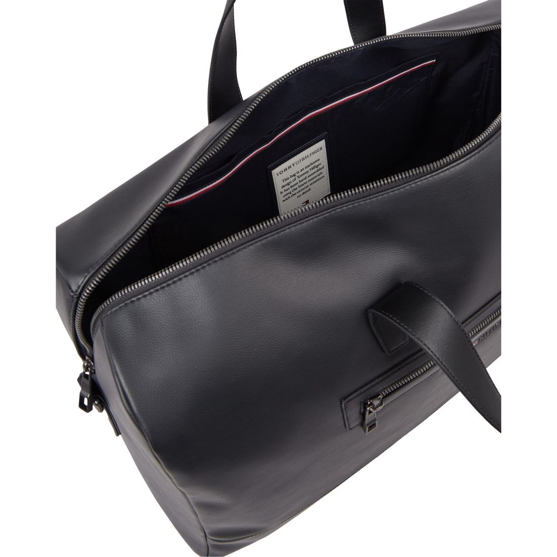 TOMMY HILFIGER Rankinė, krepšys vyrams, Juoda, Corporate duffle 5