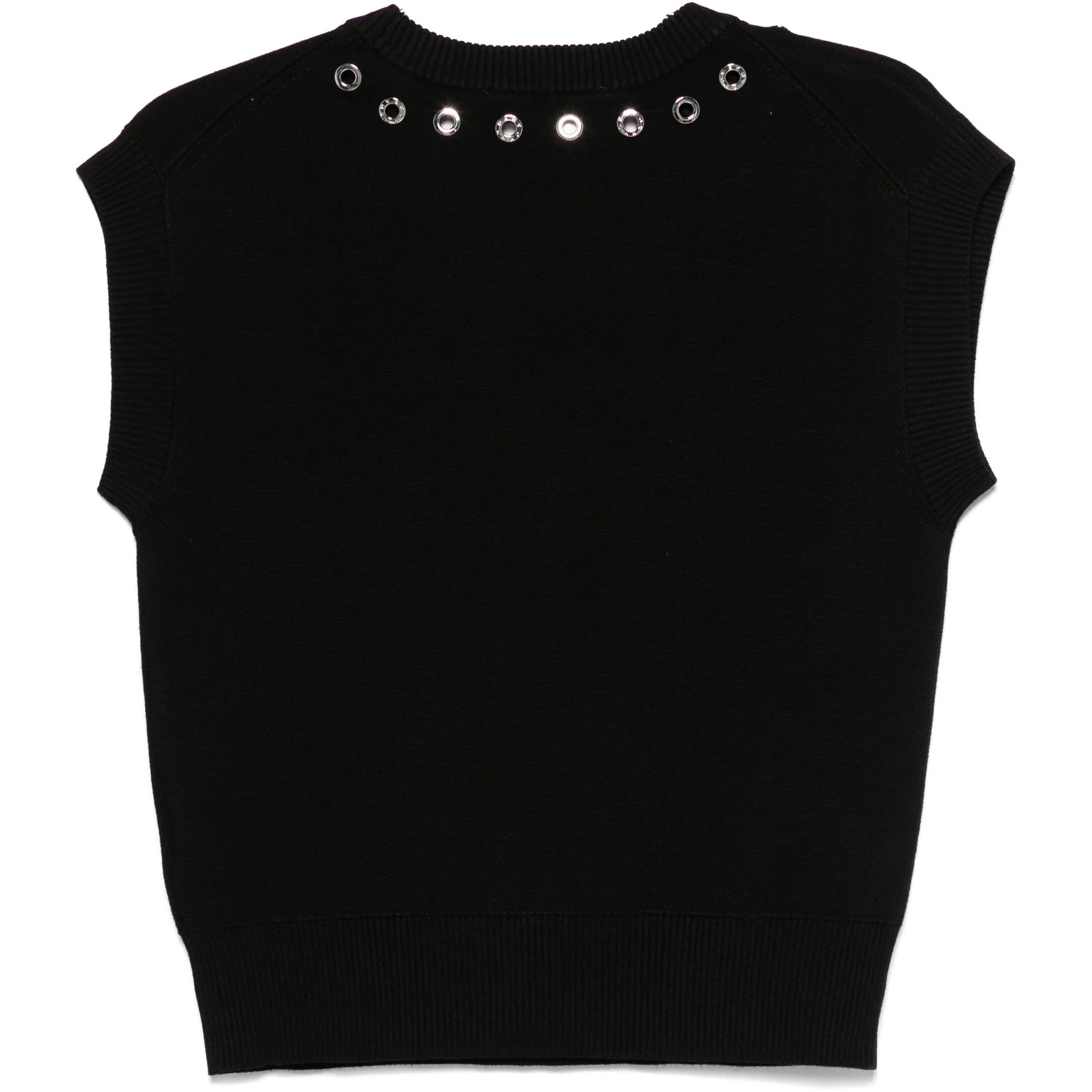 DKNY Megztinis moterims, Juoda, S/l logo gromet swtr 2