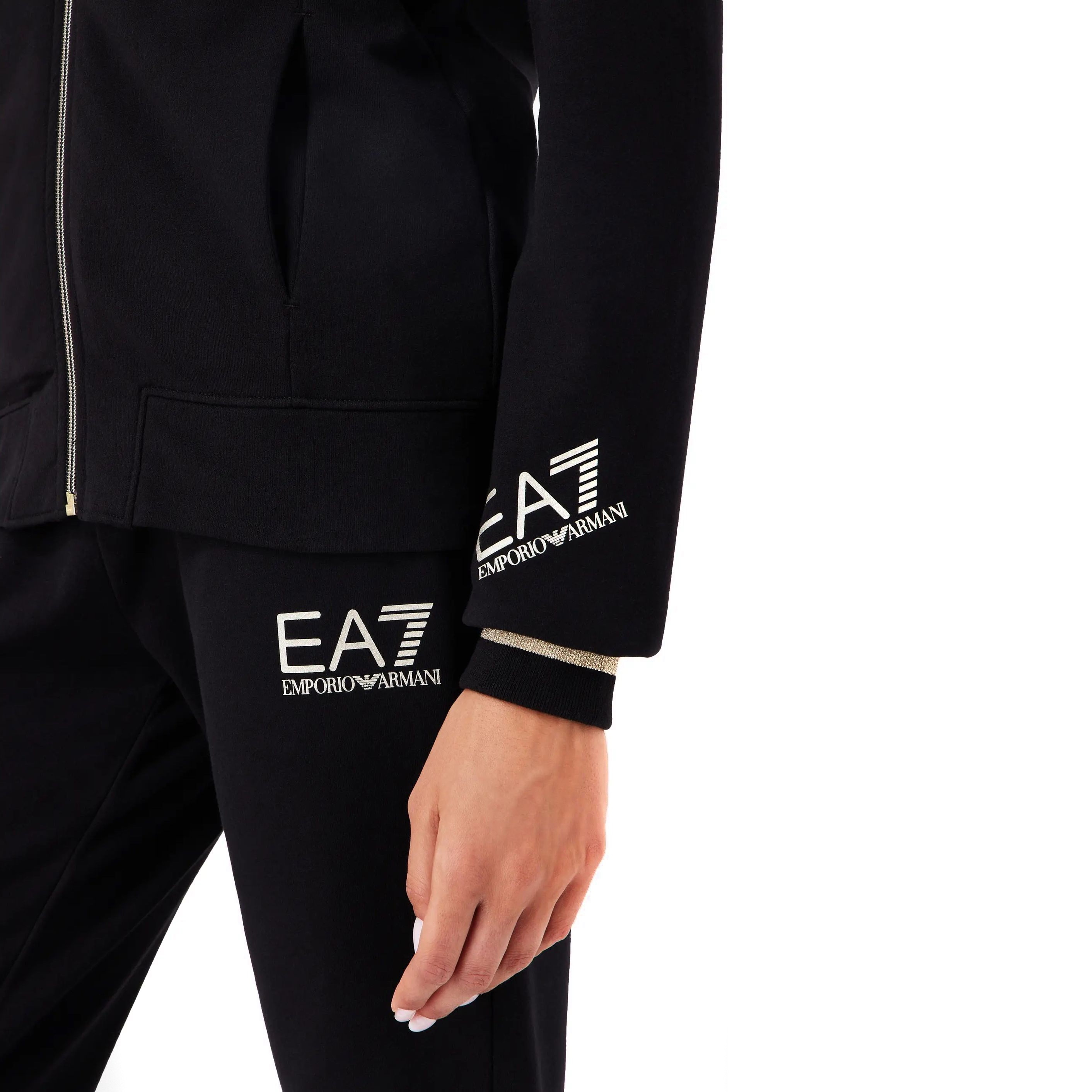 EA7 Sportinis kostiumas moterims, Juoda, Tracksuit 4