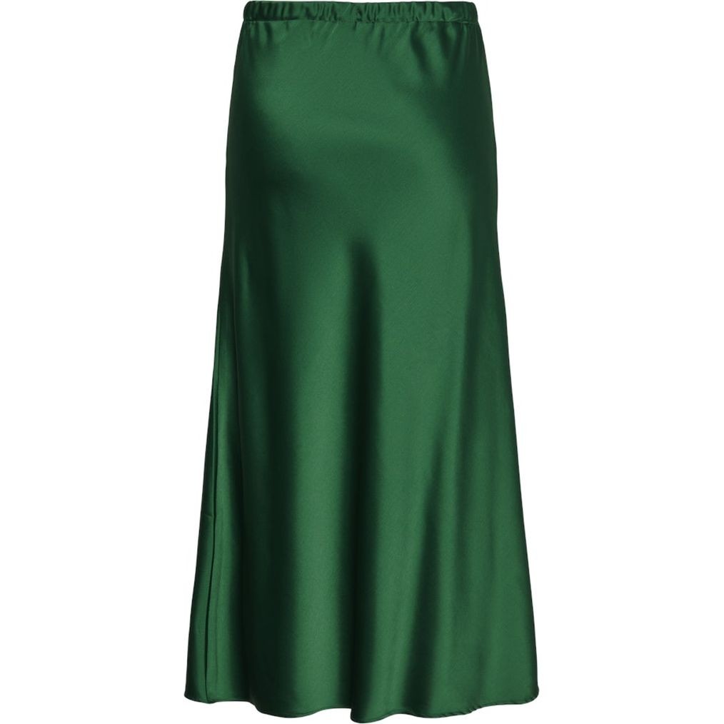 PIECES Midi sijonas moterims, Žalia, PCNORELLA HW ANKLE 2