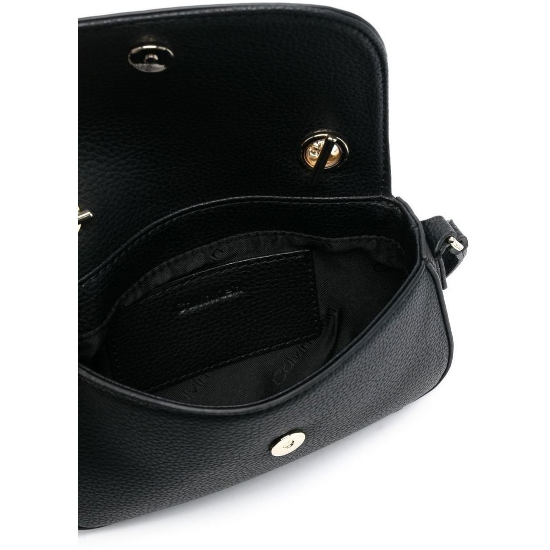 CALVIN KLEIN Rankinė per petį moterims, Juoda, RE-LOCROSSBODY W/FLAP PBL 4