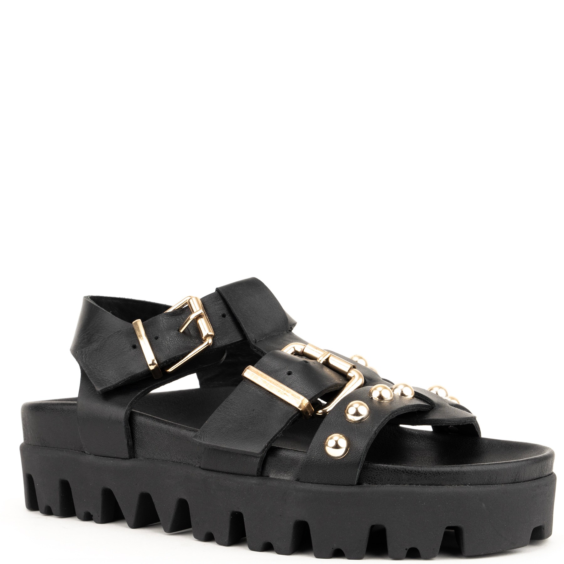 LA CONTE Basutės moterims, Juoda, Sandals, LA CONTE 1