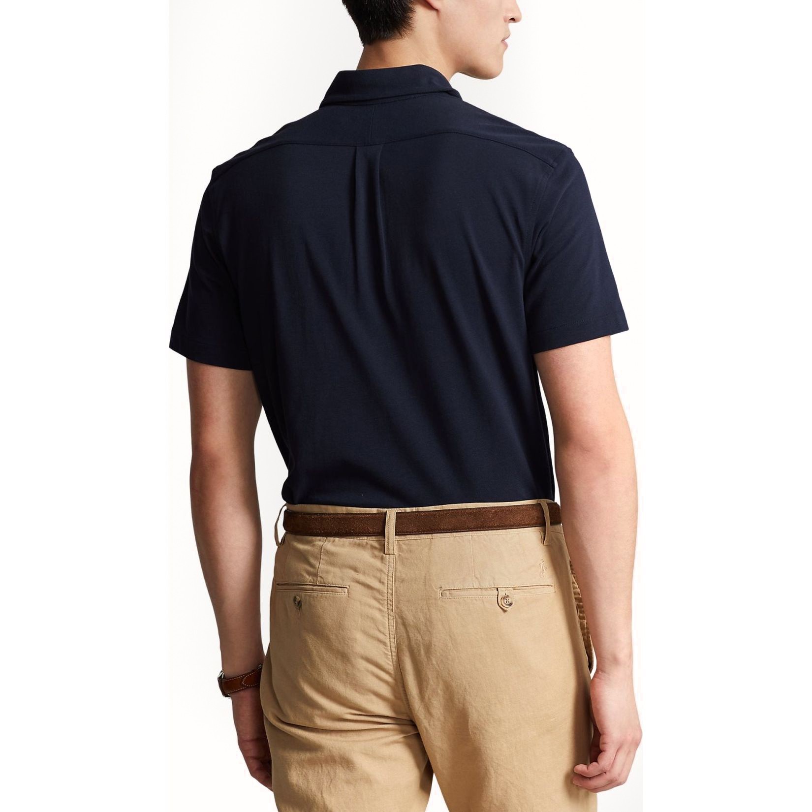 POLO RALPH LAUREN Marškiniai vyrams, Mėlyna, Buttoned polo shirt 2