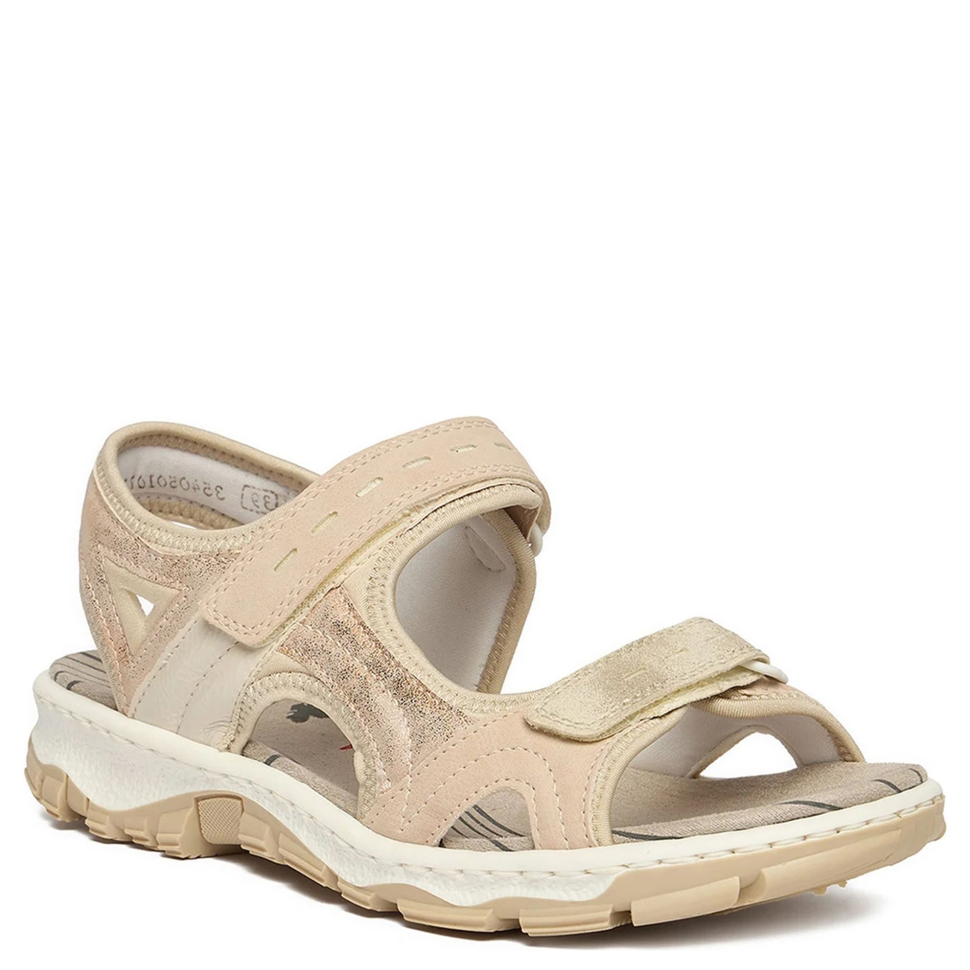 RIEKER Basutės moterims, Rožinė, Sandals 1