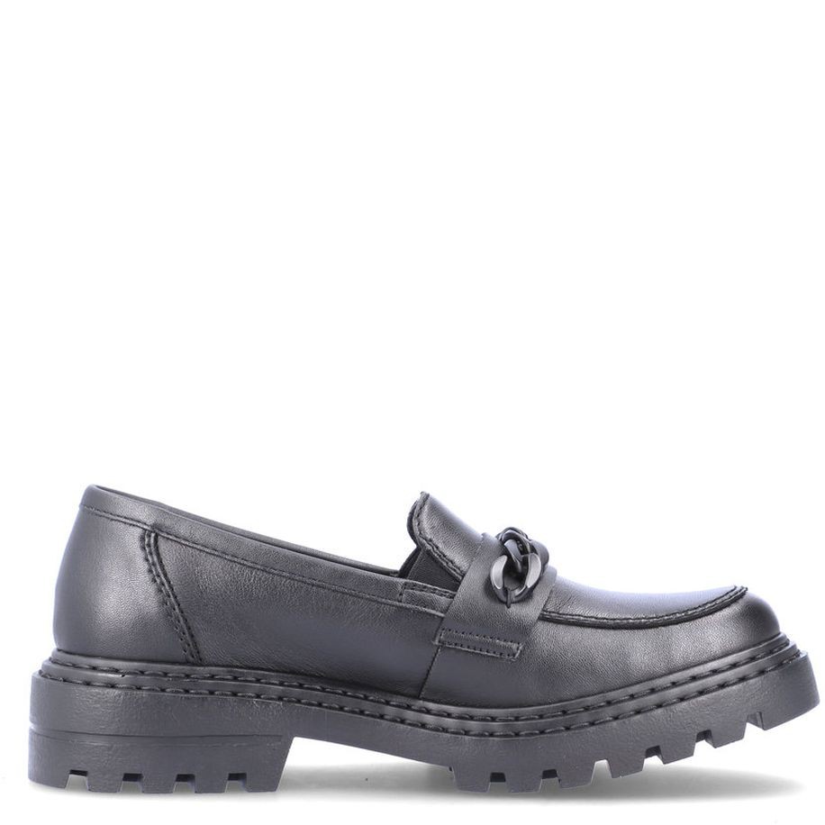 RIEKER Loaferiai moterims, Juoda, LOAFERS 7