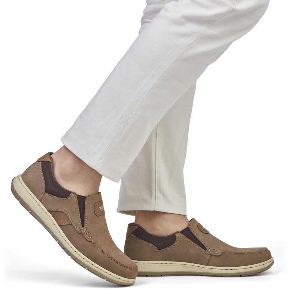 RIEKER Laisvalaikio bateliai vyrams, Ruda, LEISURE 2