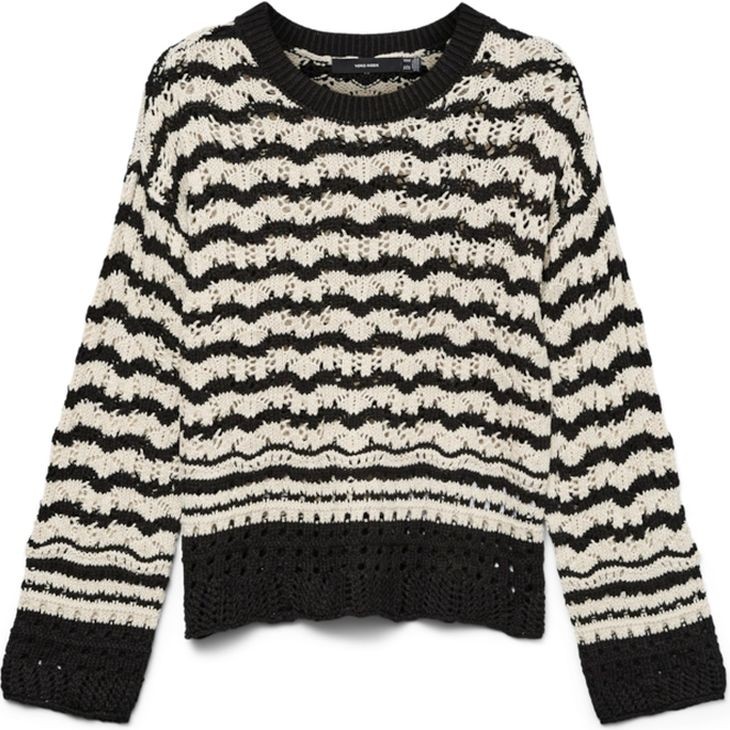 VERO MODA Megztinis moterims, Marga, Kiwi o-neck short pullover 1