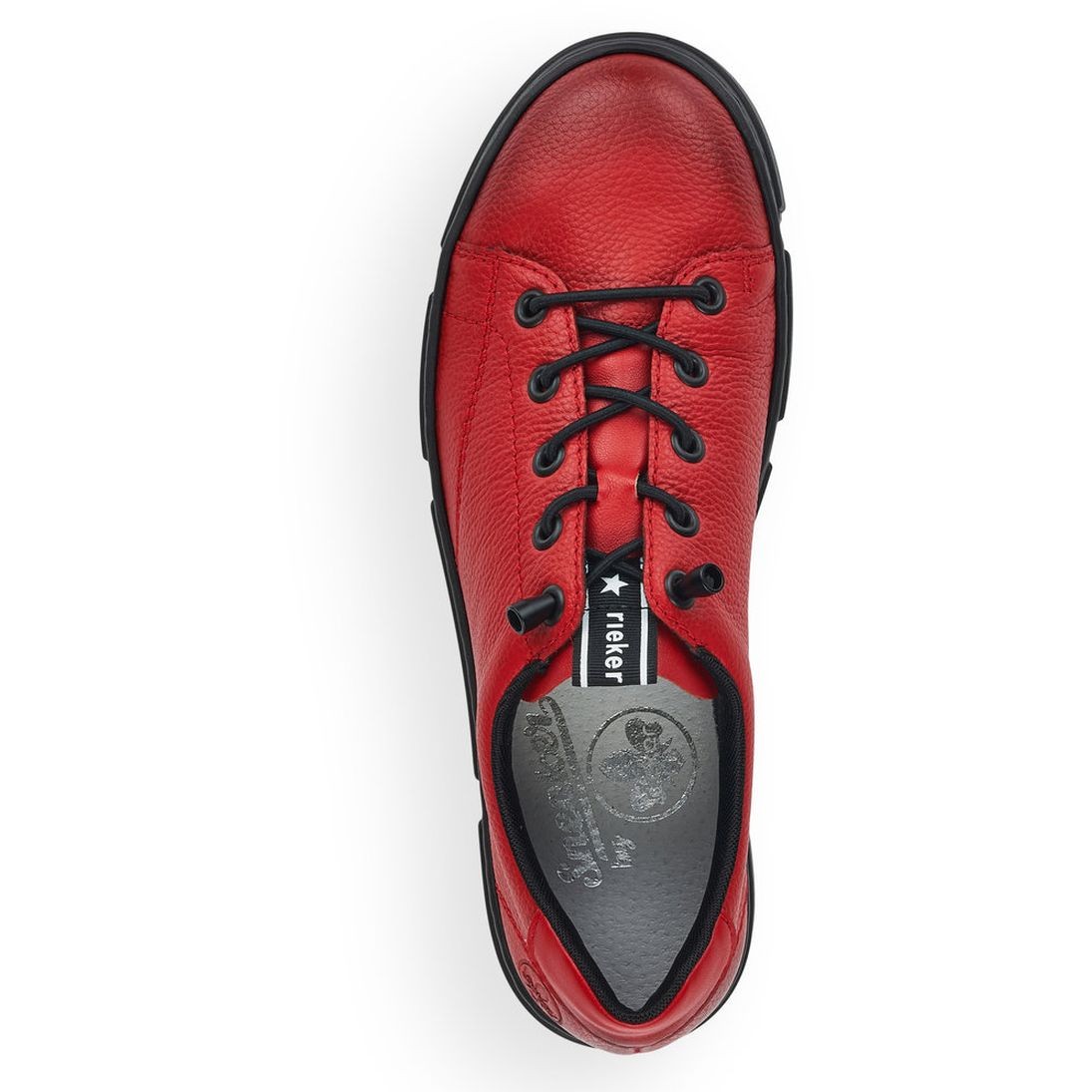 RIEKER Laisvalaikio bateliai moterims, Raudona, LEISURE 5