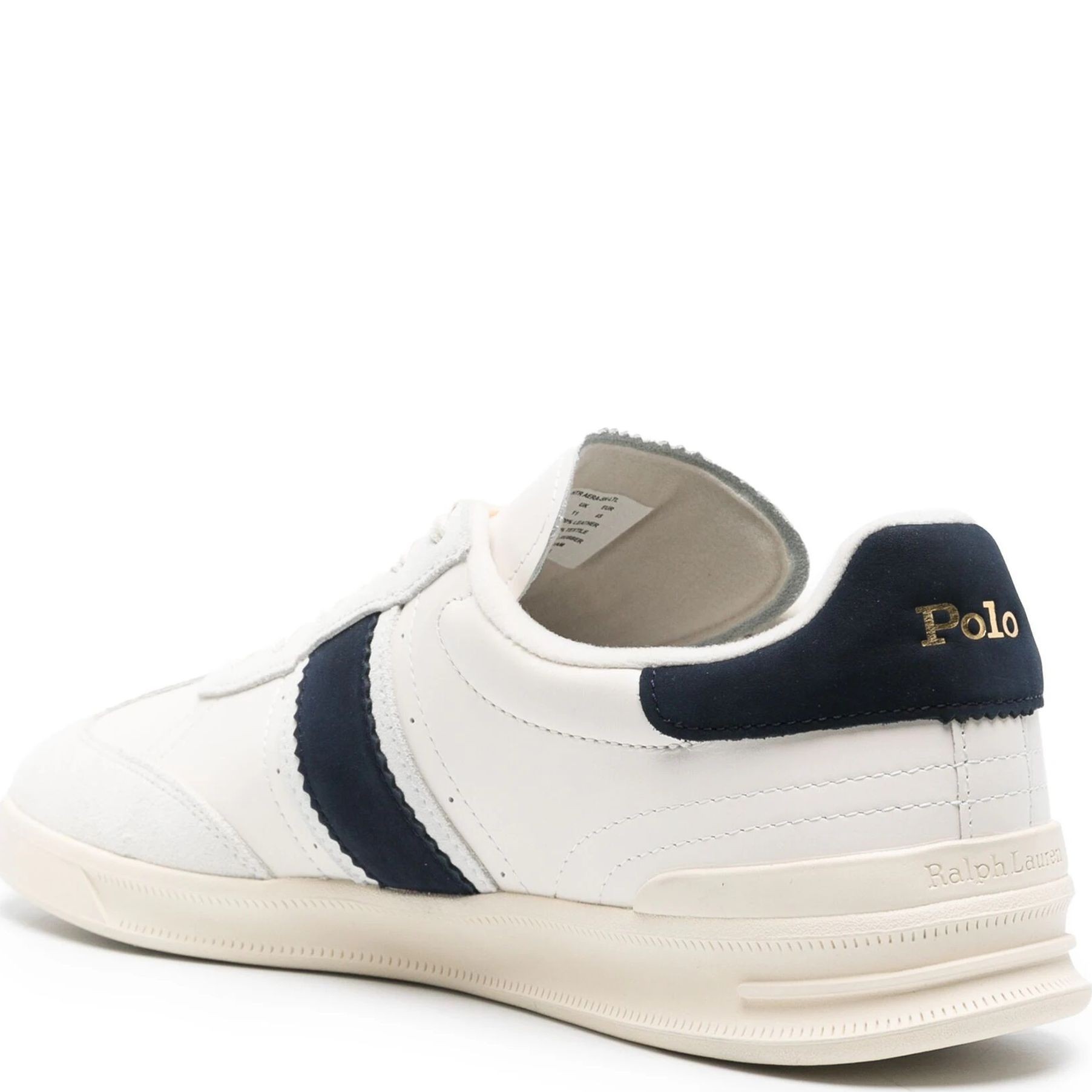 POLO RALPH LAUREN Laisvalaikio bateliai vyrams, Balta, Low top lace sneakers 3