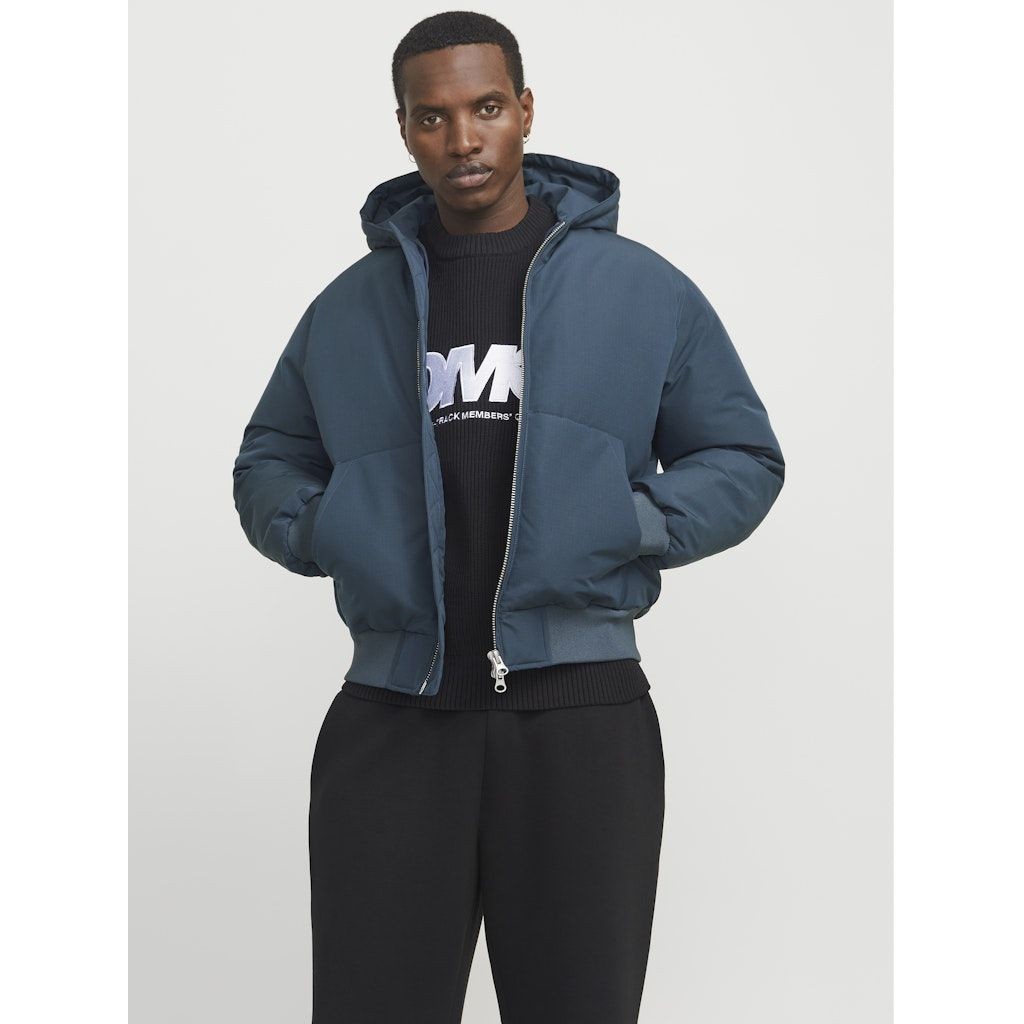 JACK & JONES Lengva striukė vyrams, Mėlyna, Collective bomber jacket 2