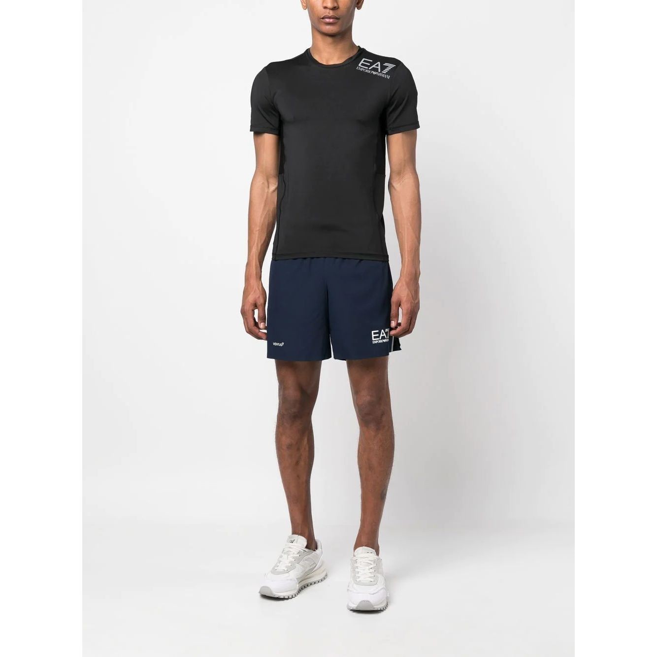 EA7 Šortai vyrams, Mėlyna, Shorts 3