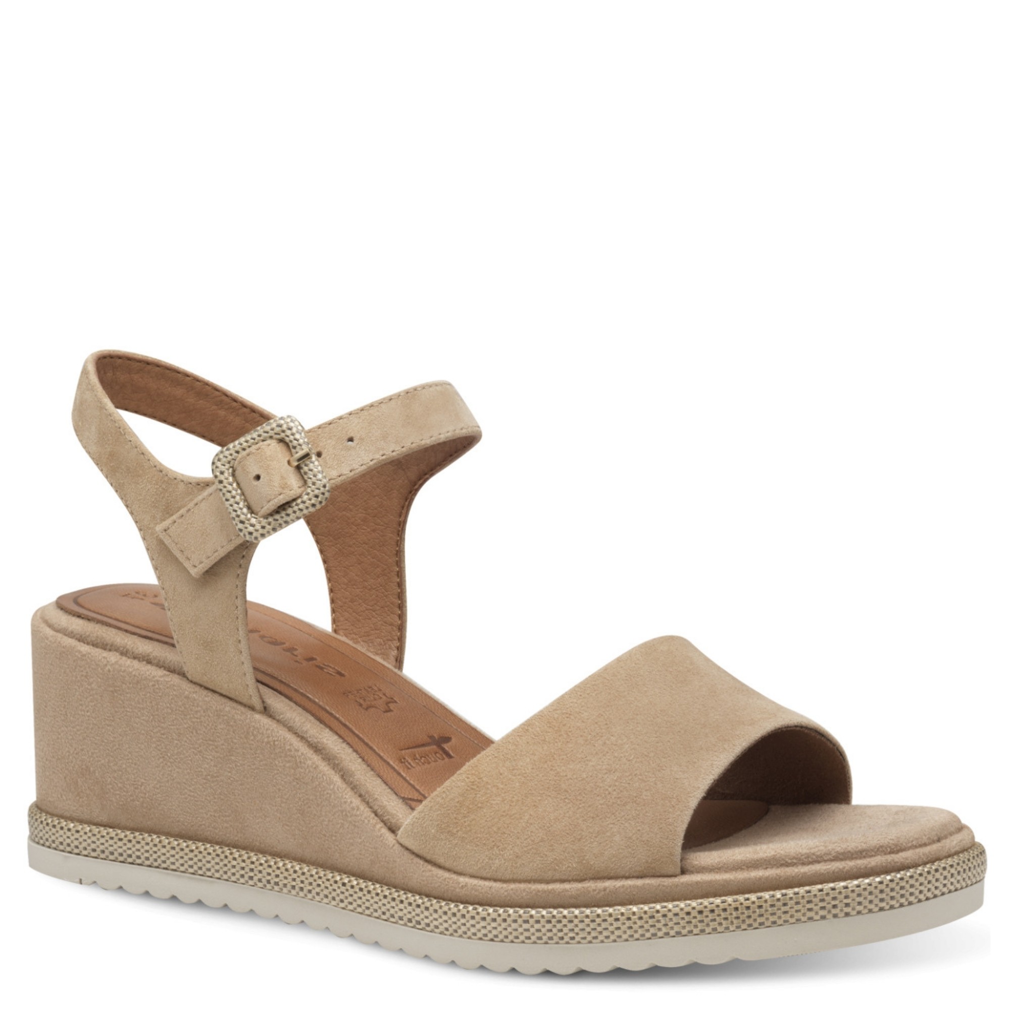 TAMARIS Basutės moterims, Smėlio, Sandals 1