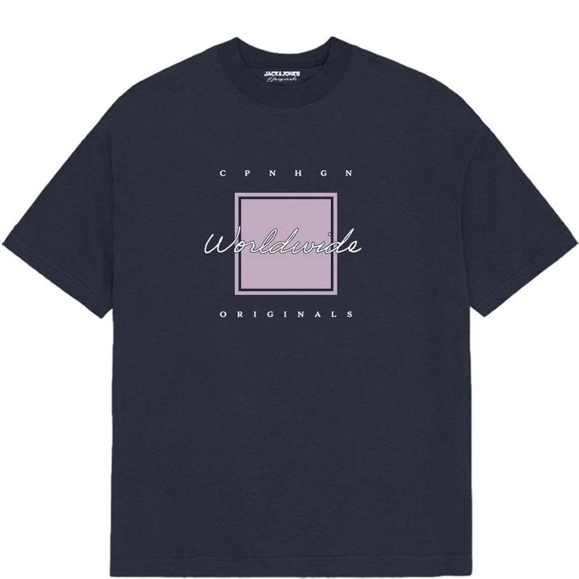 JACK & JONES Marškinėliai vyrams, Mėlyna, JORSTAR TEE SS CREW