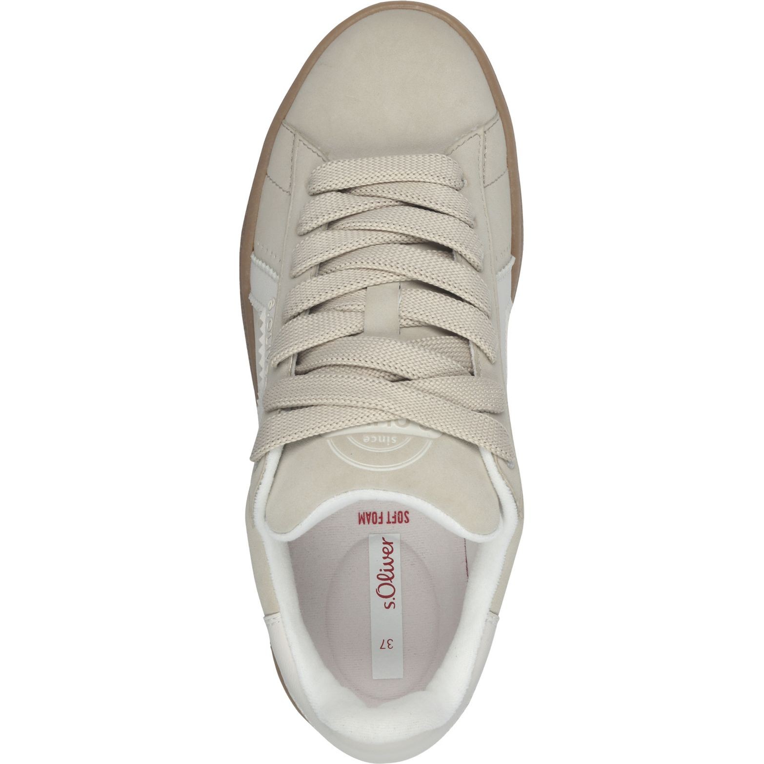 S.OLIVER Laisvalaikio bateliai moterims, Smėlio, Women Lace-up 4