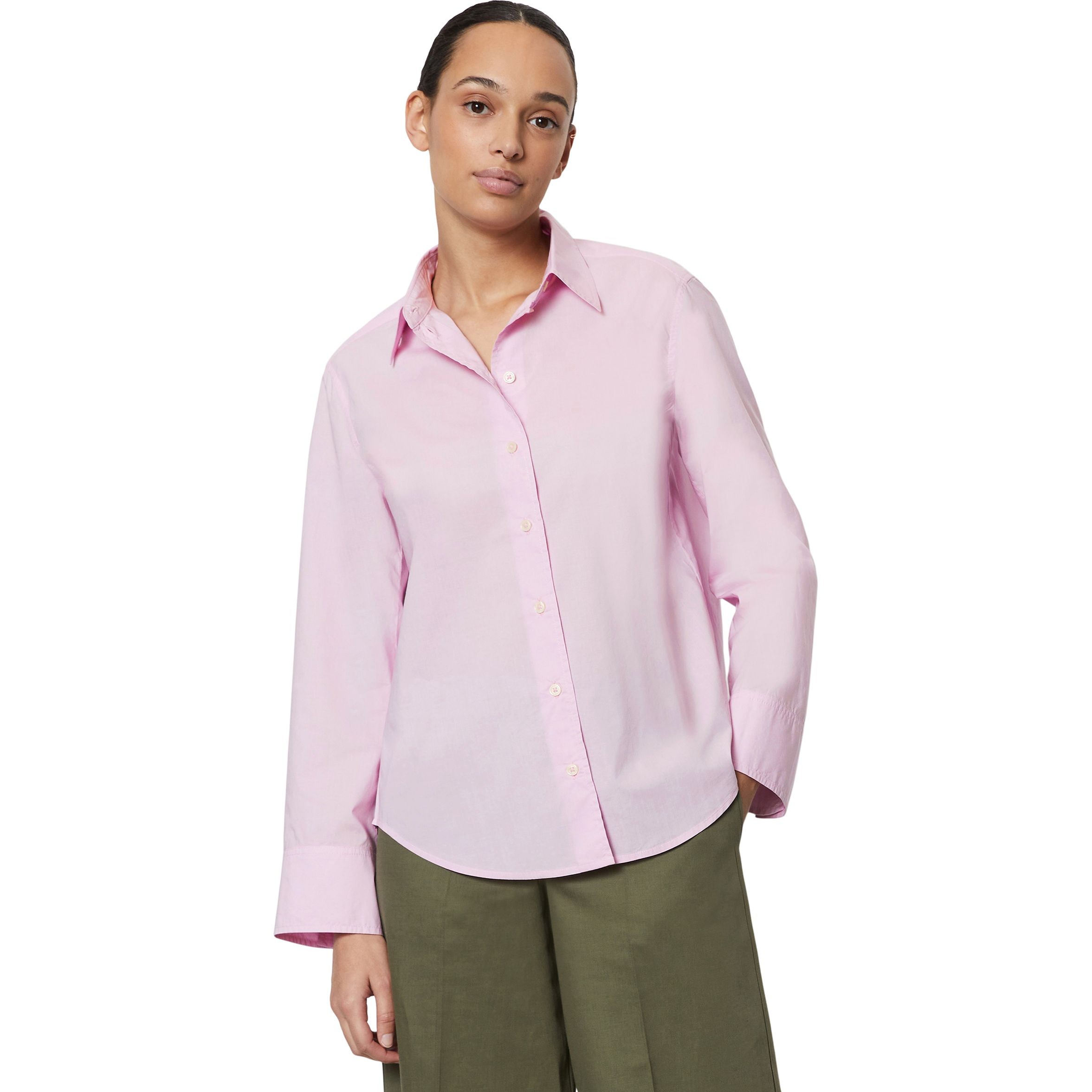 MARC O'POLO Marškiniai ilgomis rankovėmis moterims, Rožinė 2