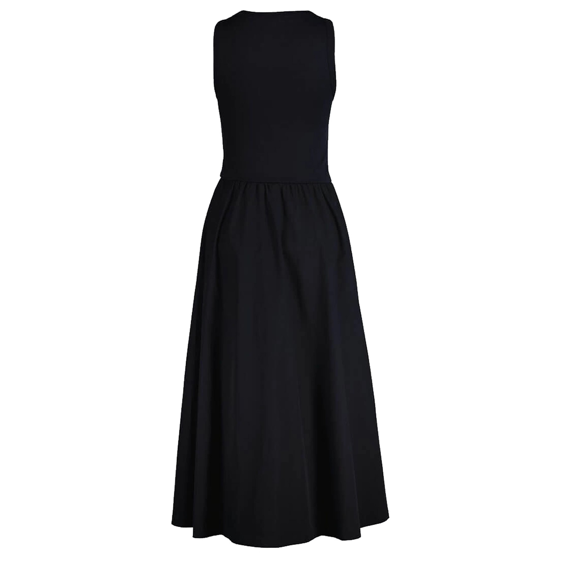 GANT Midi suknelė moterims, Juoda, Jersey woven midi dress 2