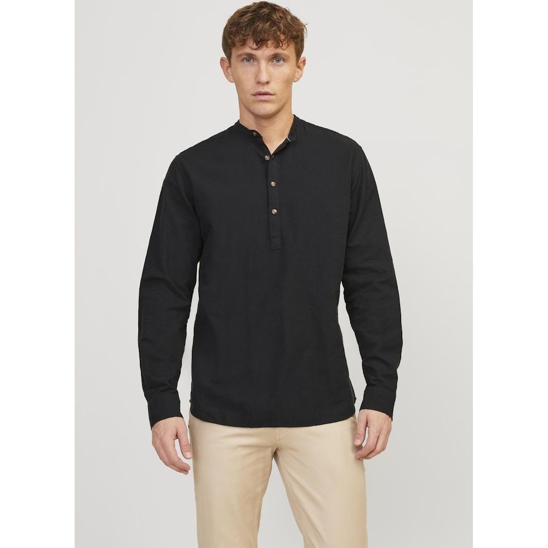 JACK & JONES Marškiniai vyrams, Juoda, Jjesummer shirts 2